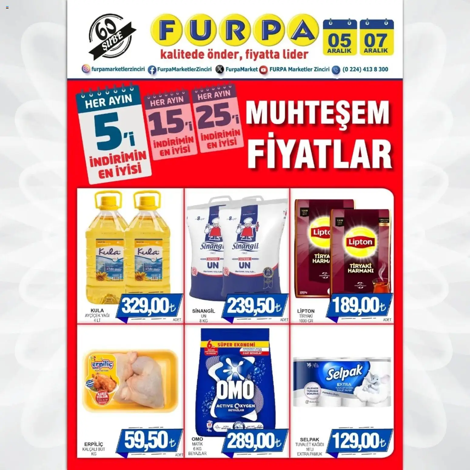 Furpa Katalog Muhteşem Fiyatlar - 05.12.2025 tarihinden itibaren geçerlidir | Sayfa: 1 | Ürünler: Tuvalet, Tuvalet kağıdı