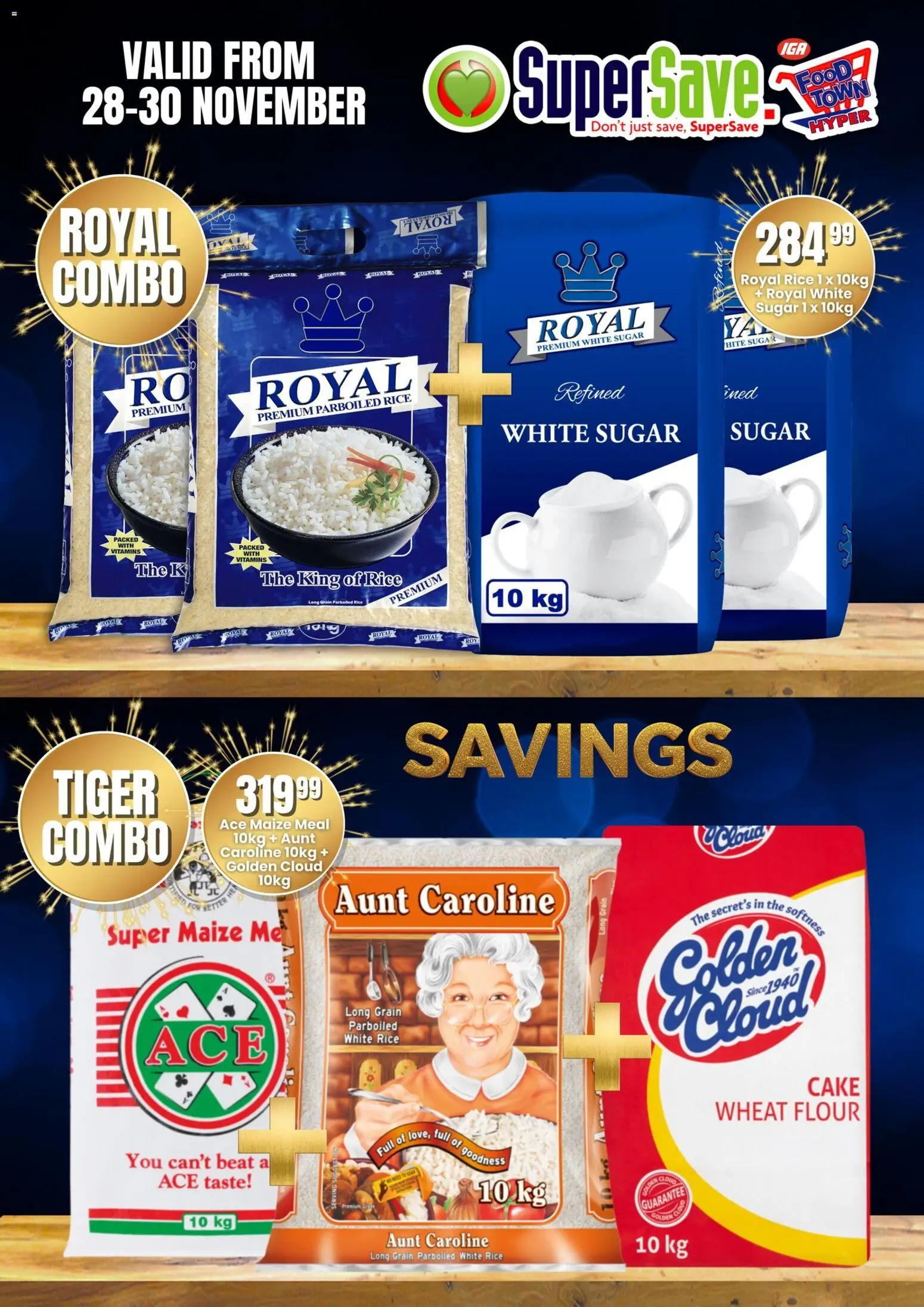 New Super Save catalogue – valid from 28.11.2025 | Page: 5 | Products: Cake, Flour, Rice, Sugar