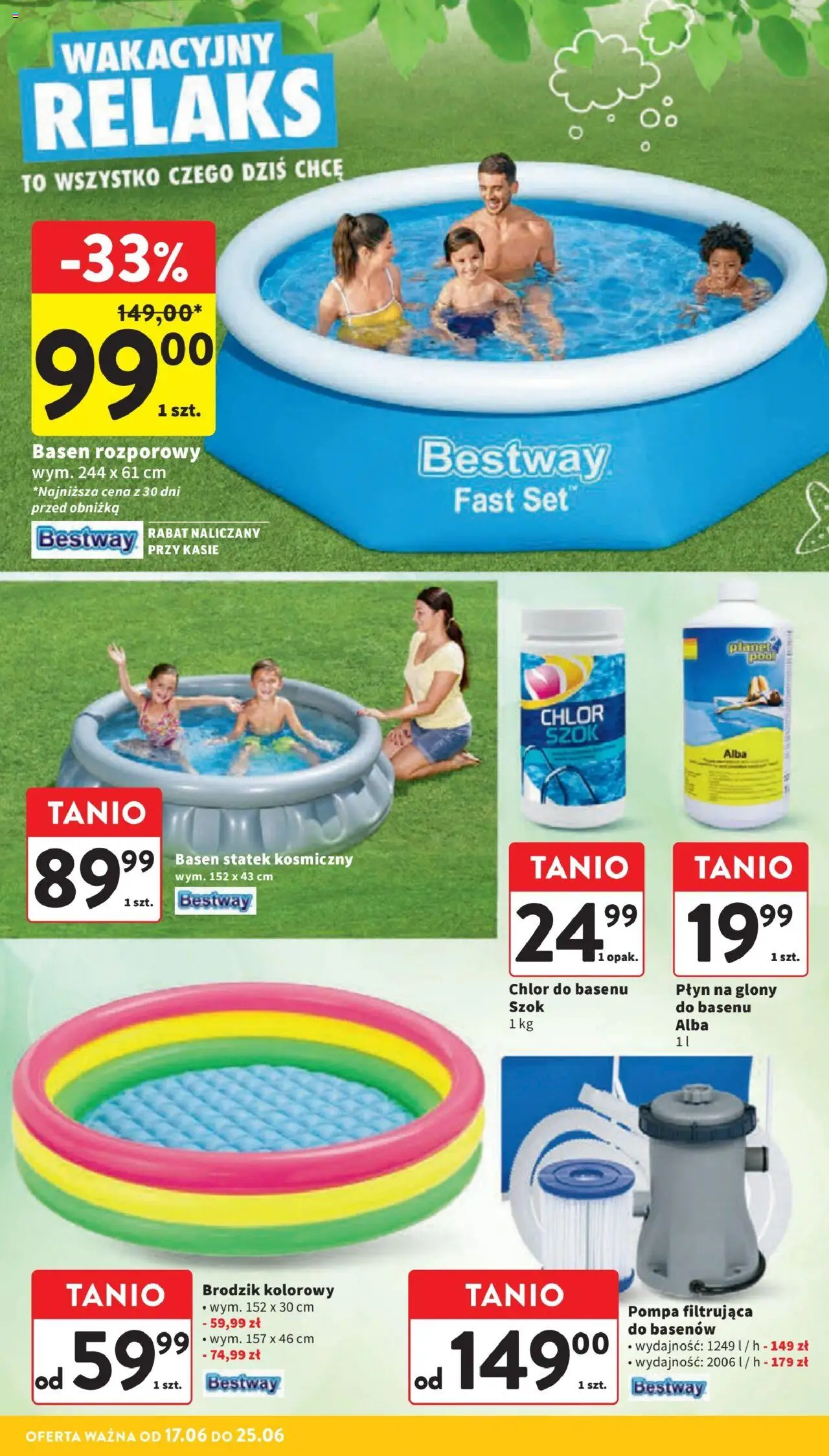 Intermarche Gazetka od 17.06.2025 | Strona: 44 | Produkty: Basen