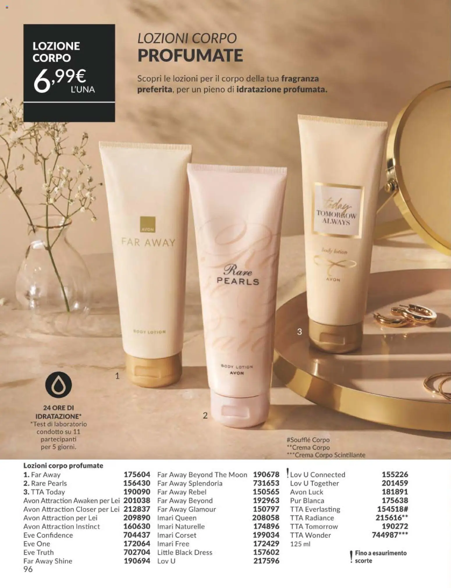Volantino Avon del 31.12.2025 | Pagina: 96 | Prodotti: Crema, The, Fragranza