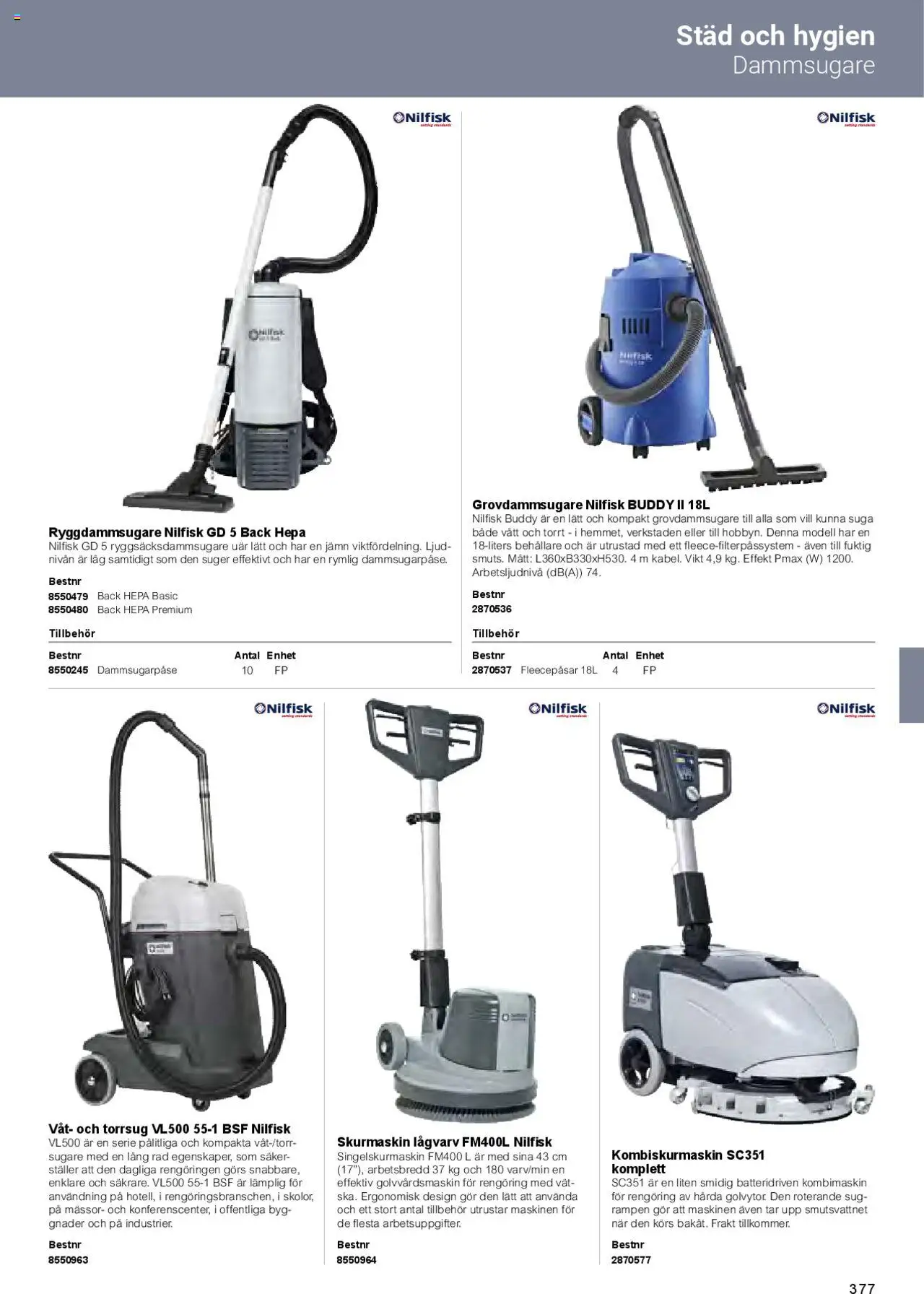 Office Depot reklamblad aktuell från 01.02.2025 | Sida: 379 | Produkter: Dammsugare