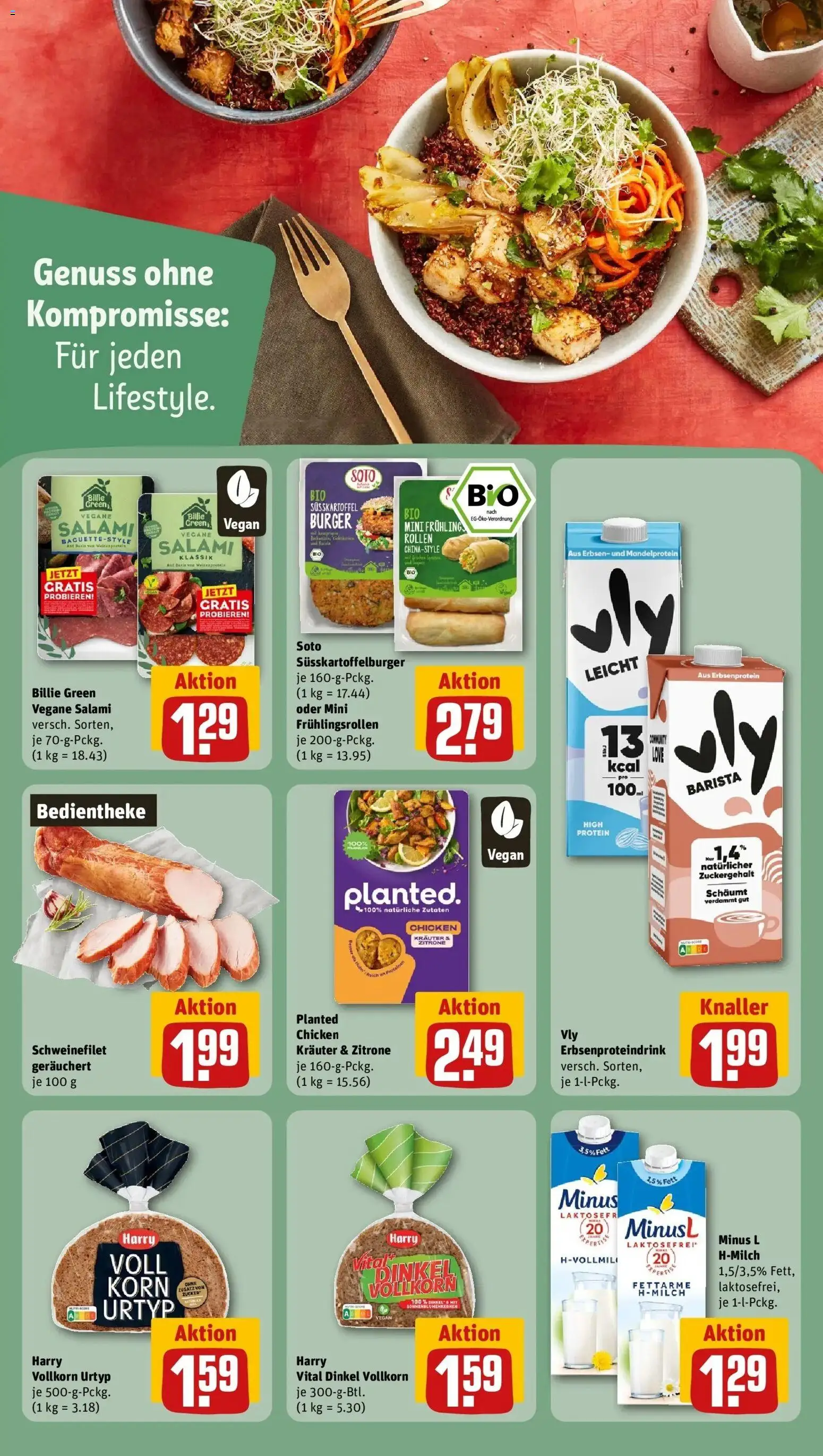 Rewe Prospekt Schlitz	 – gültig ab 01.03.2026 | Seite: 21 | Produkte: Schweinefilet, Zitrone, Salami, Erbsen