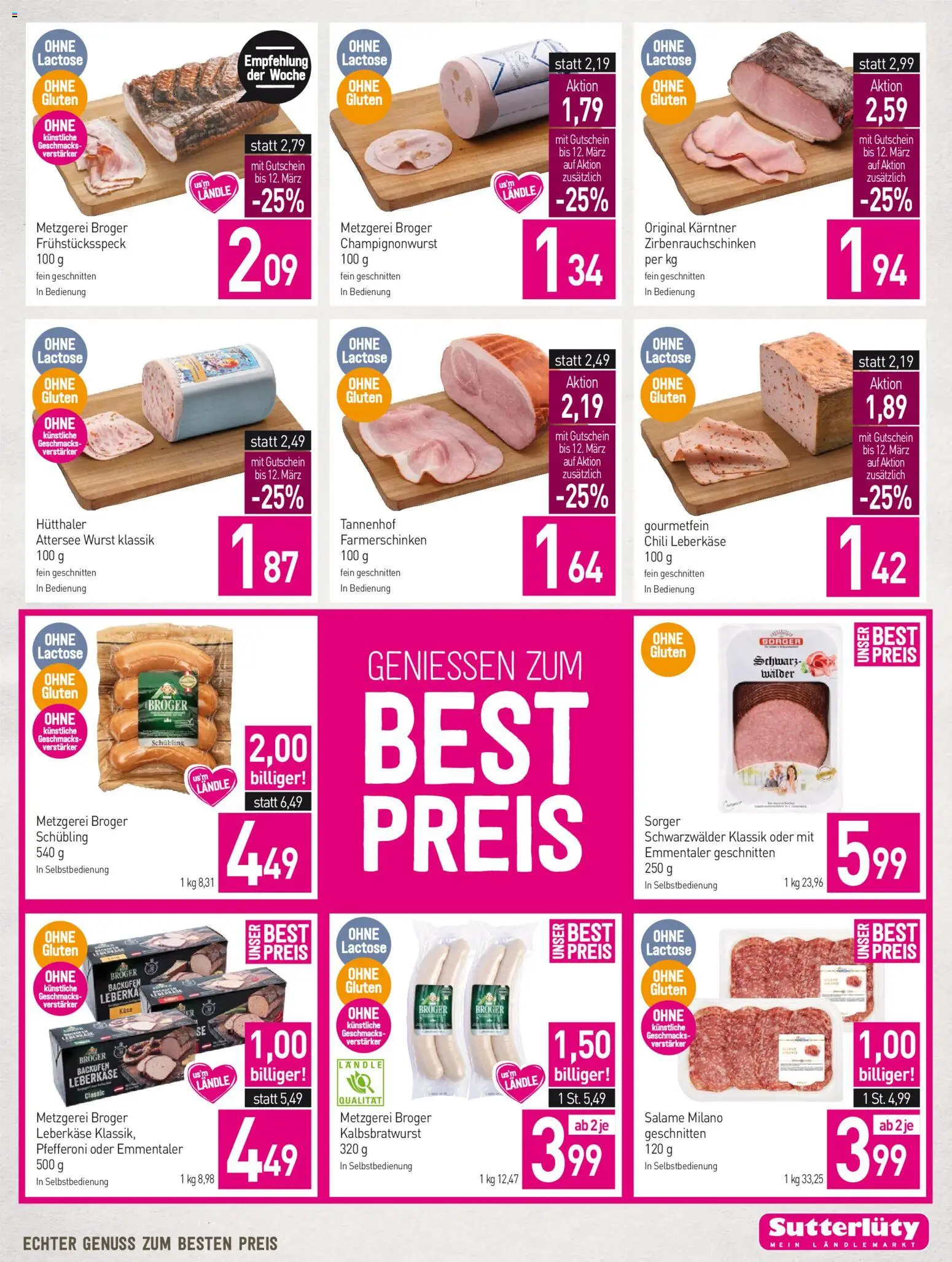 Sutterlüty Flugblatt gültig ab 05.03.2026 | Seite: 7 | Produkte: Wurst, Chili