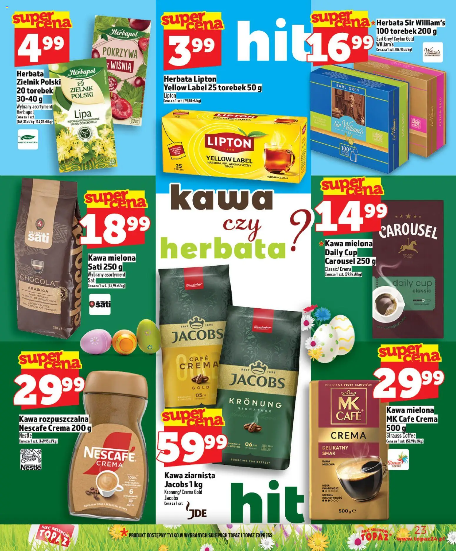 Topaz gazetka - Ceny małe na stałe od 19.03.2026 | Strona: 23