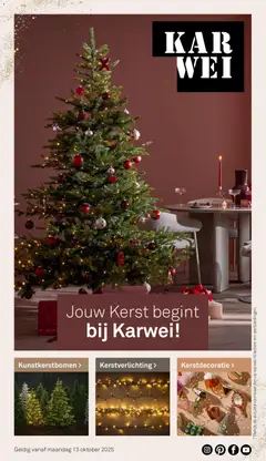 KARWEI -  Kerst magazine 2025 - Voorbeeld van een folder van KARWEI, geldig van 13.10.2025