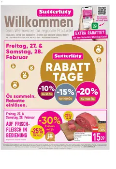 Sutterlüty Flugblatt ab 26.02.2026 gültig