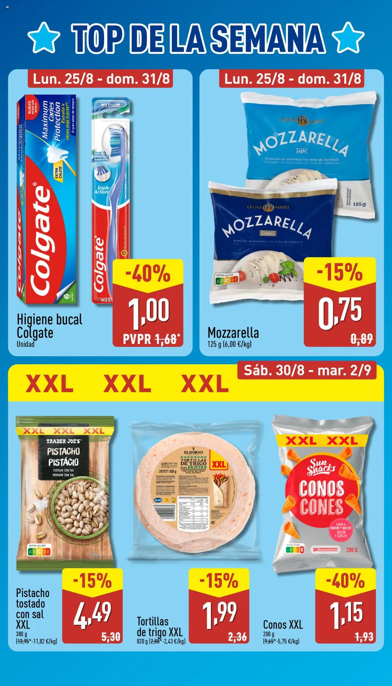 Aldi folleto Península │ válido desde el 25.08.2025 | Página: 2 | Productos: Leche, Queso