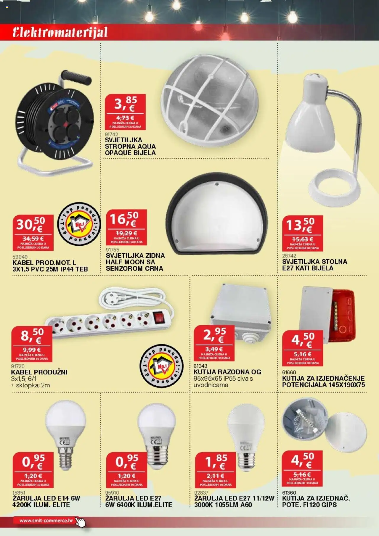 Smit Commerce katalog | vrijedi od 15.10.2025 | Stranica: 10 | Proizvodi: Kutija, Svjetiljka, Kabel