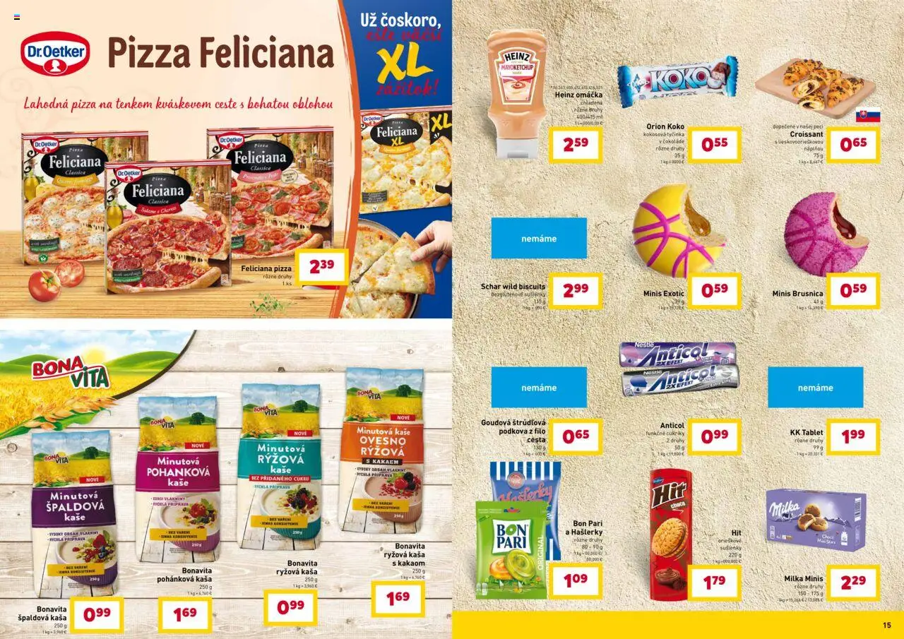 Nové Billa akcie – leták je platný od 01.10.2025 | Strana: 8 | Produkty: Tablet, Pizza, Croissant, Cukríky