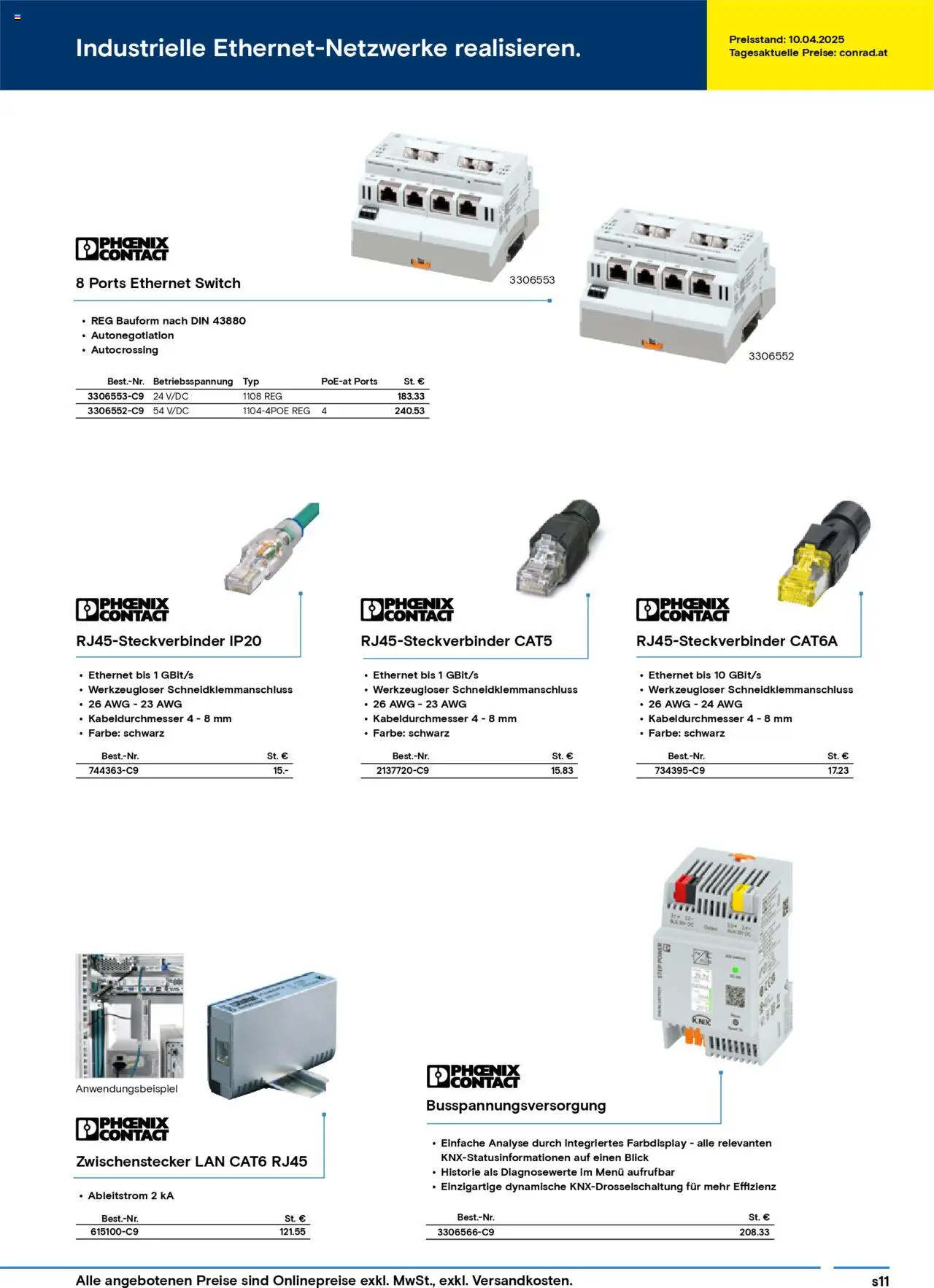 Conrad Katalog ungeplanter Bedarf gültig ab 15.05.2025 | Seite: 11