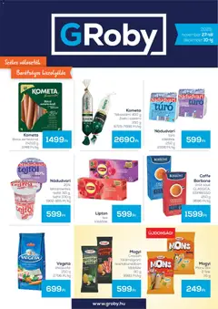 G'Roby Akciós újság - amely érvényes a következő dátumtól: 27.11.2025 | Oldal: 1