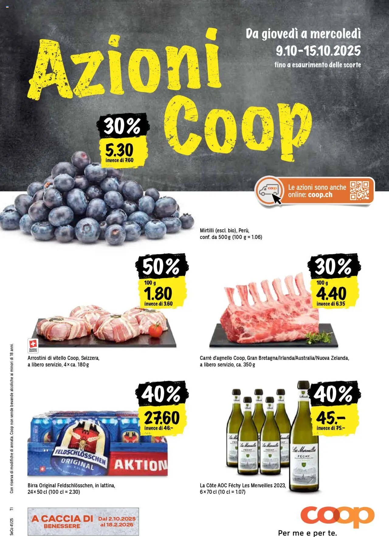 Coop - Una settimana di azioni – gültig ab 09.10.2025 | Seite: 1