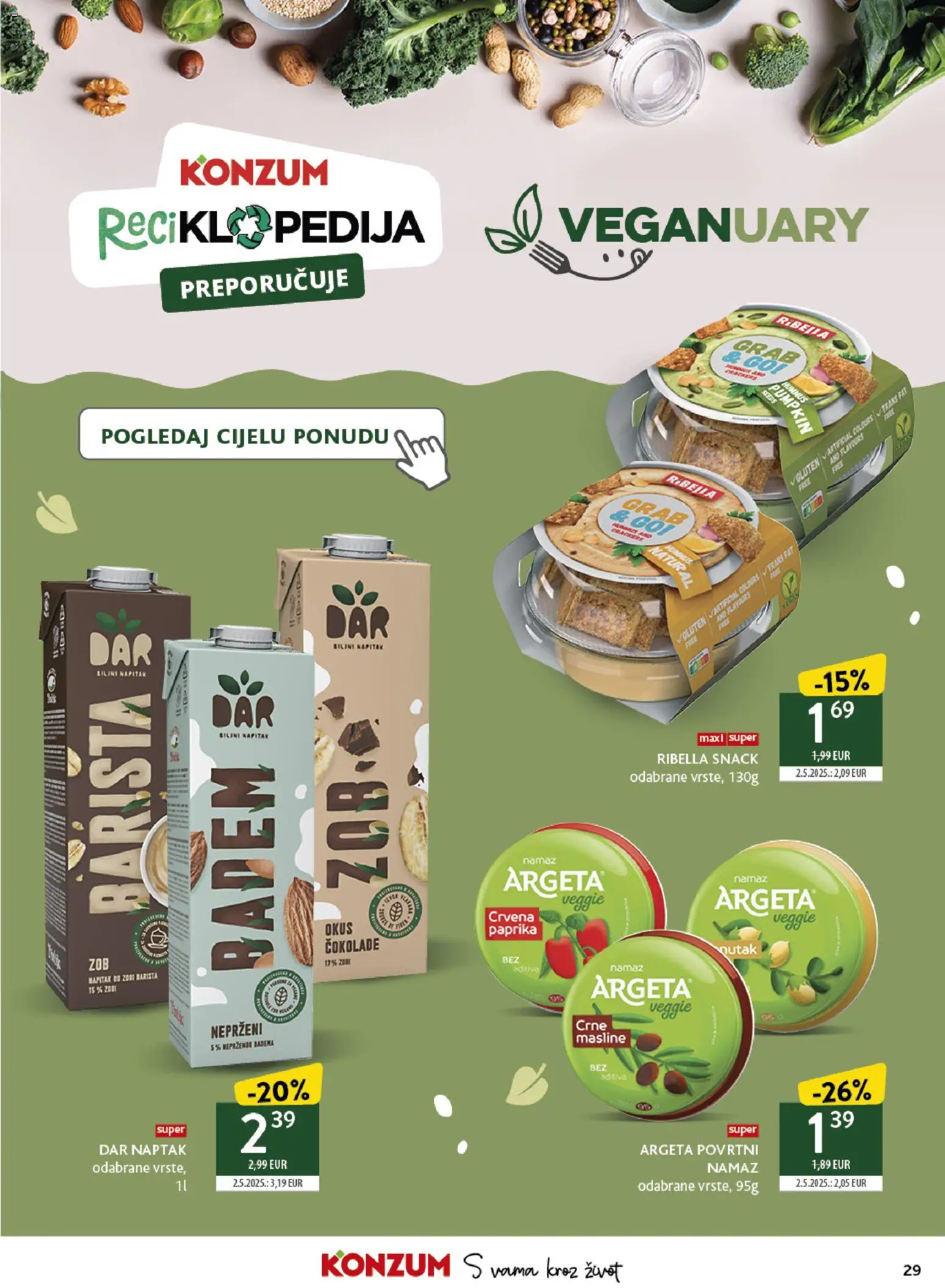 Konzum HR akciós ujság - amely érvényes a következő dátumtól: 14.01.2026 | Oldal: 29