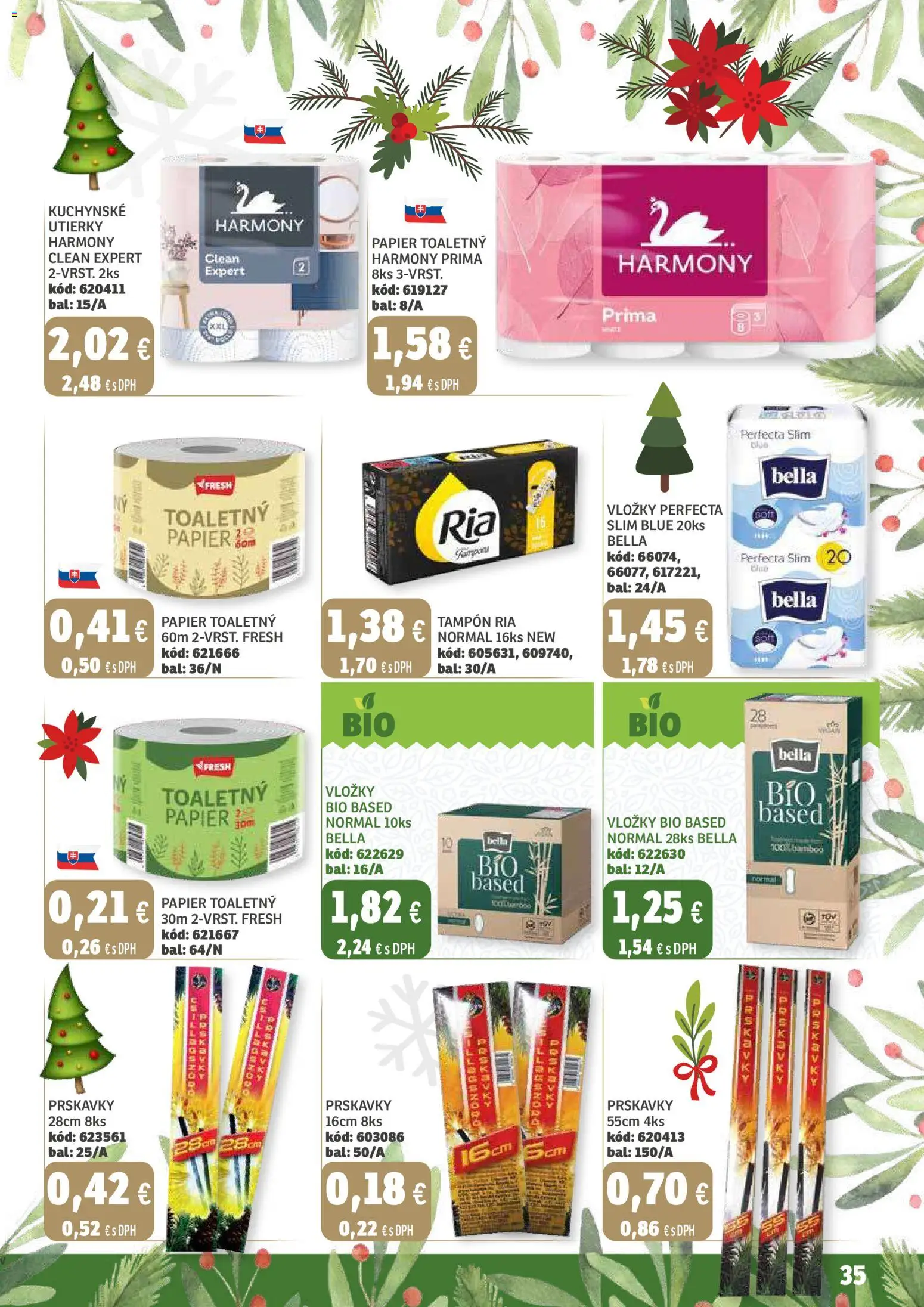 Nové Labaš akcie – leták je platný od 28.11.2025 | Strana: 35 | Produkty: Toaletný papier