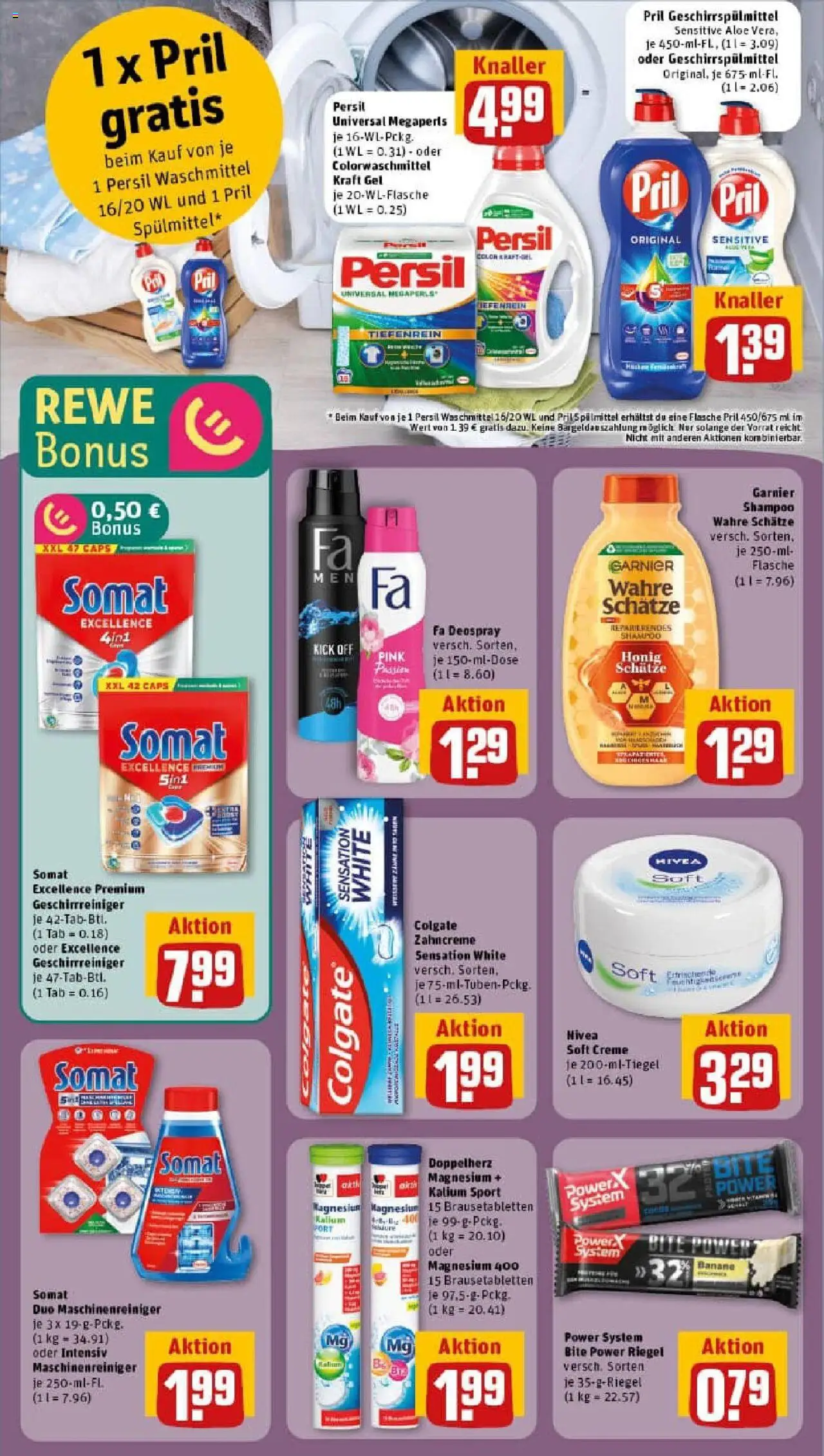 Rewe prospekt Dortmund	 - gültig ab dem 22.06.2025 | Seite: 22 | Produkte: Shampoo, Geschirrspülmittel, Deospray, Pril