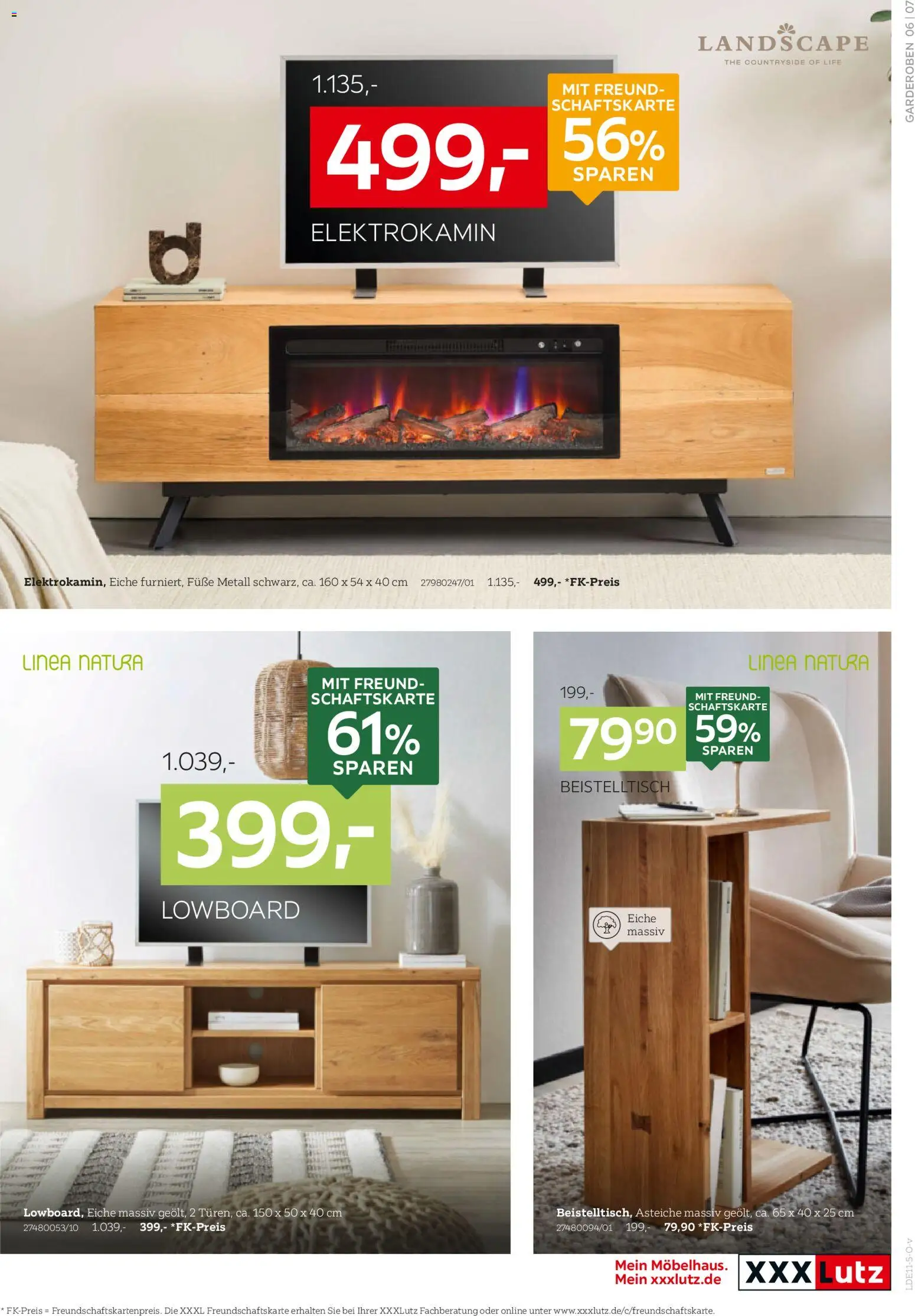 XXXL Lutz Aufbewahrung & Deko – gültig ab 16.11.2025 | Seite: 7 | Produkte: Lowboard, Beistelltisch