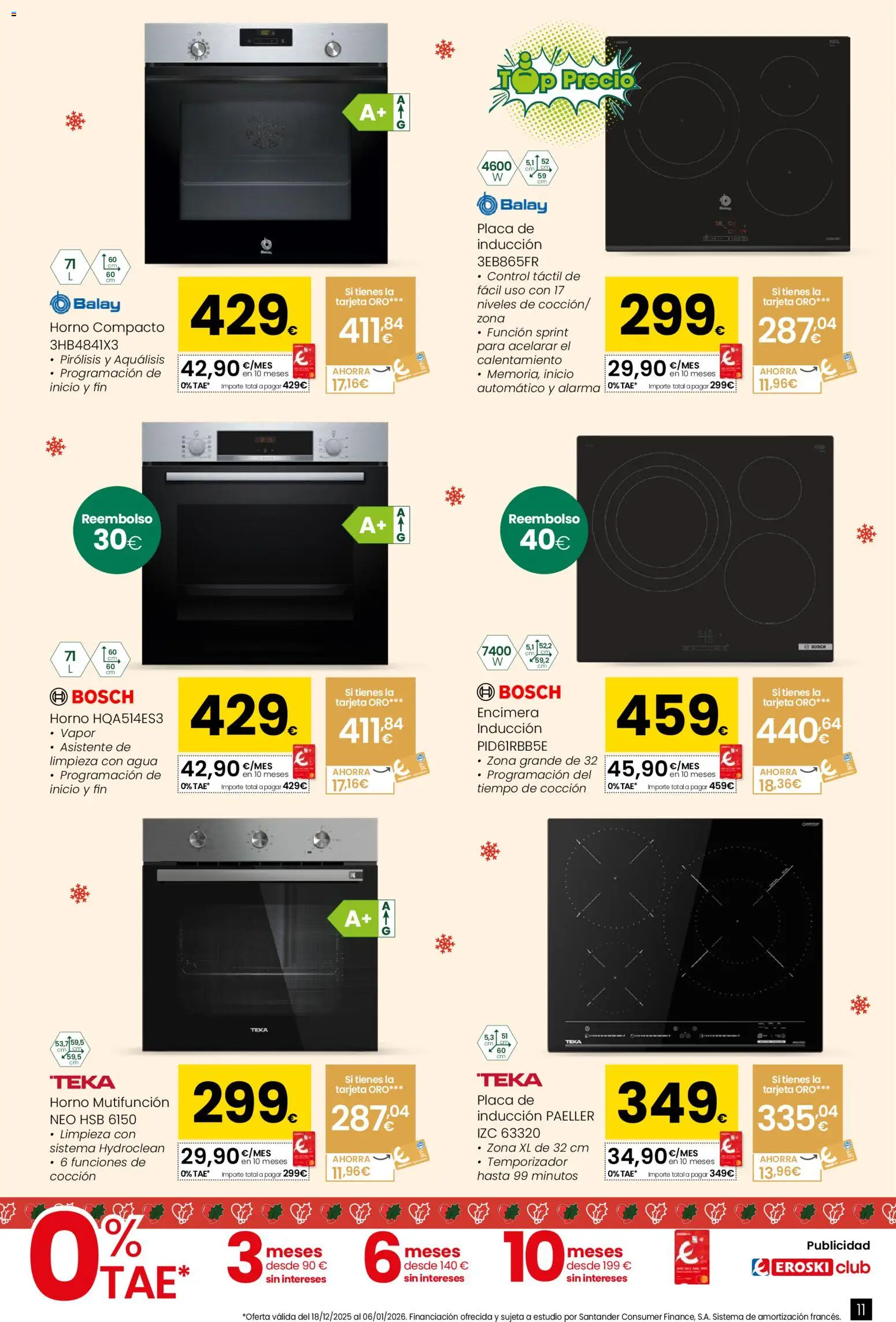 Eroski - Conekta │ válido desde el 18.12.2025 | Página: 11 | Productos: Horno
