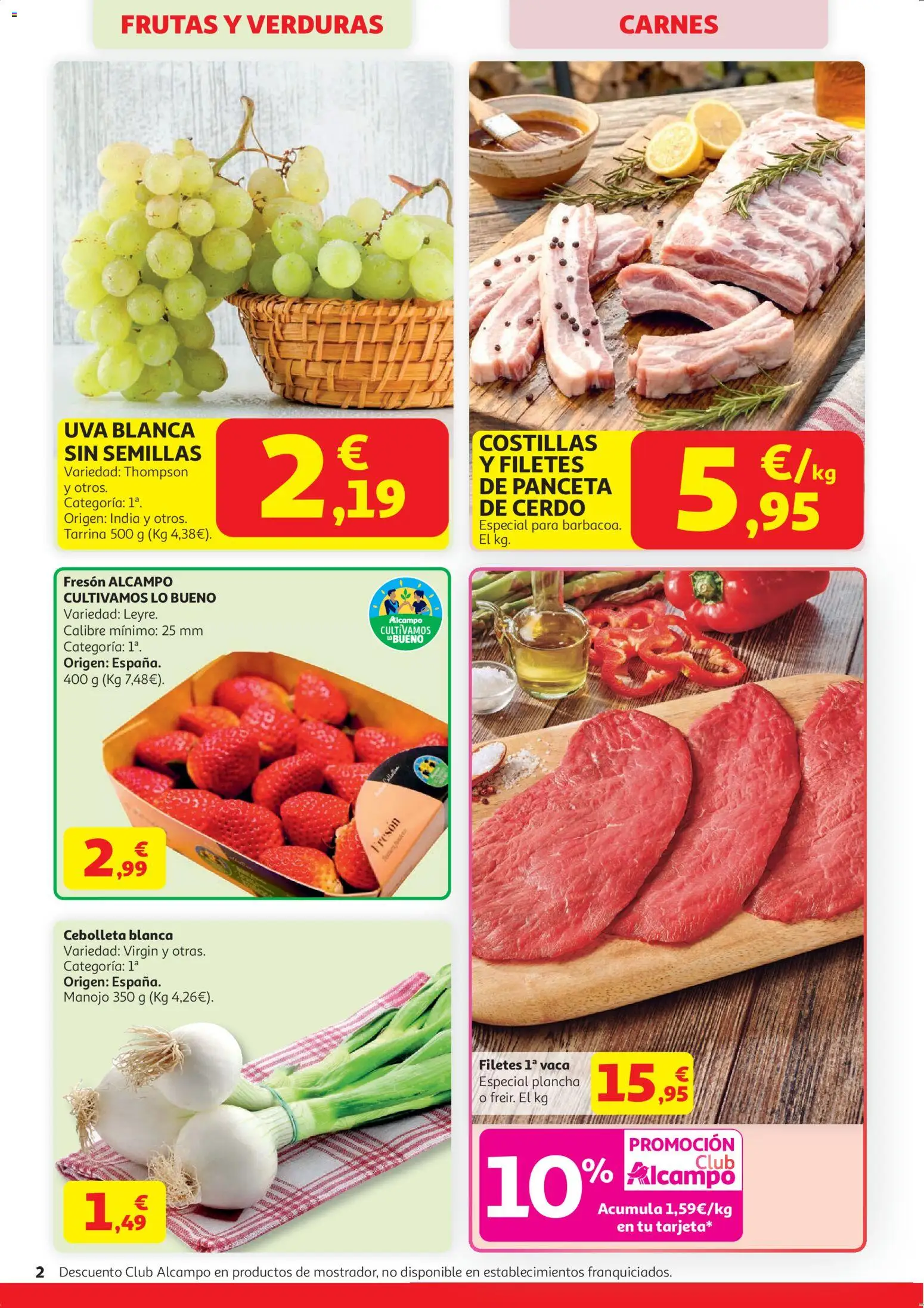 Alcampo Superstore Cat │ válido desde el 07.04.2026 | Página: 2 | Productos: Ηλεκτρικός φούρνος, Cerdo, Plancha