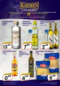 KARMEN CBA leták platný od 23.02.2026