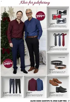 Forhåndsvisning av Spar Kjøp Jule-Magasinet gyldig fra 13.10.2025 | Side: 29 | Produkter: Skjorte, Belte, Dressko, Slips