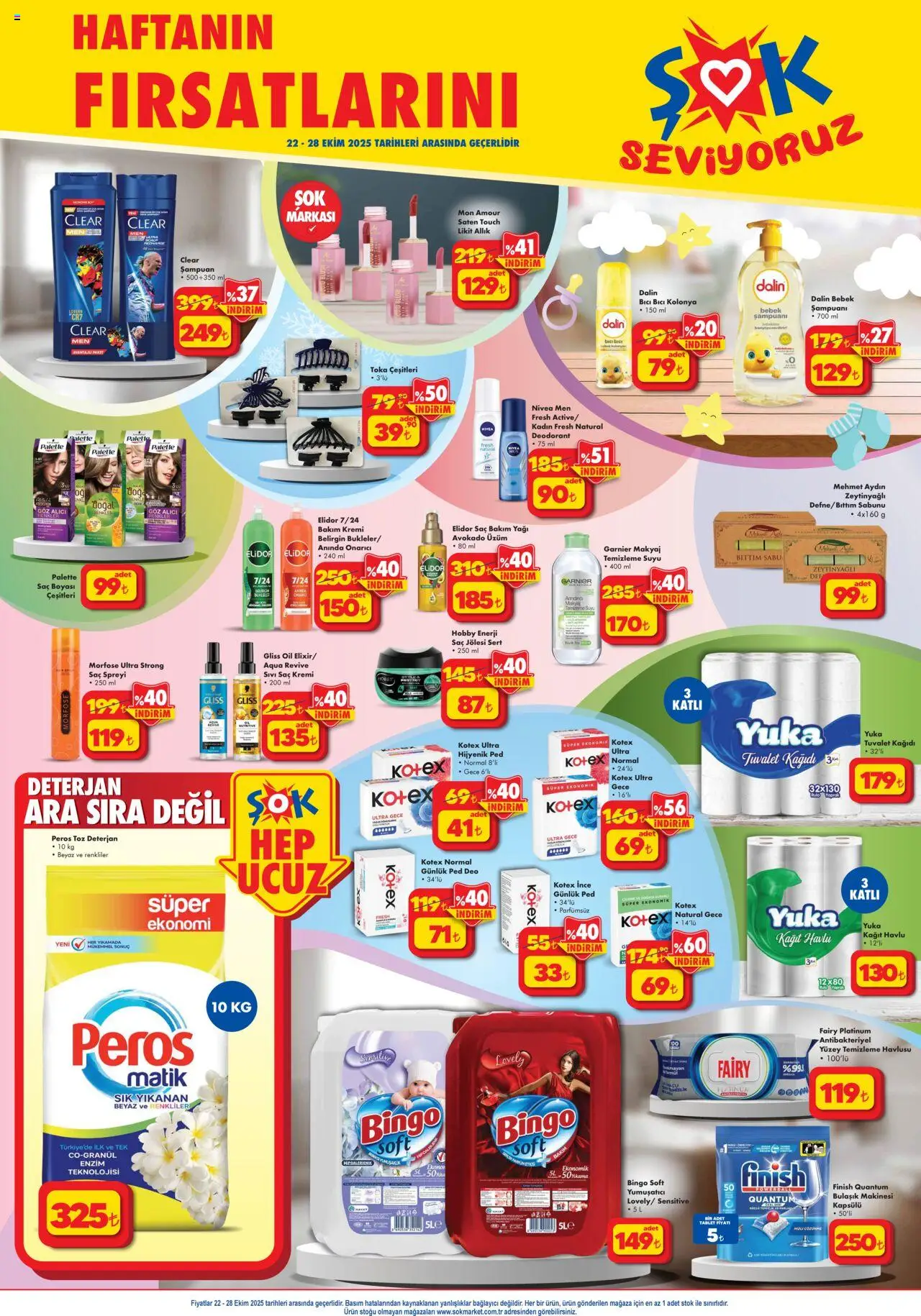 Şok Market Katalog - 22.10.2025 tarihinden itibaren geçerlidir | Sayfa: 2 | Ürünler: Hijyenik ped, Şampuan, Yumuşatıcı, Üzüm