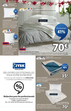 Jysk - Prévisualisation de Jysk catalogue valide à partir de 09.12.2025 | Page: 8 | Produits: Sac, Enveloppe, Oreiller, Couette