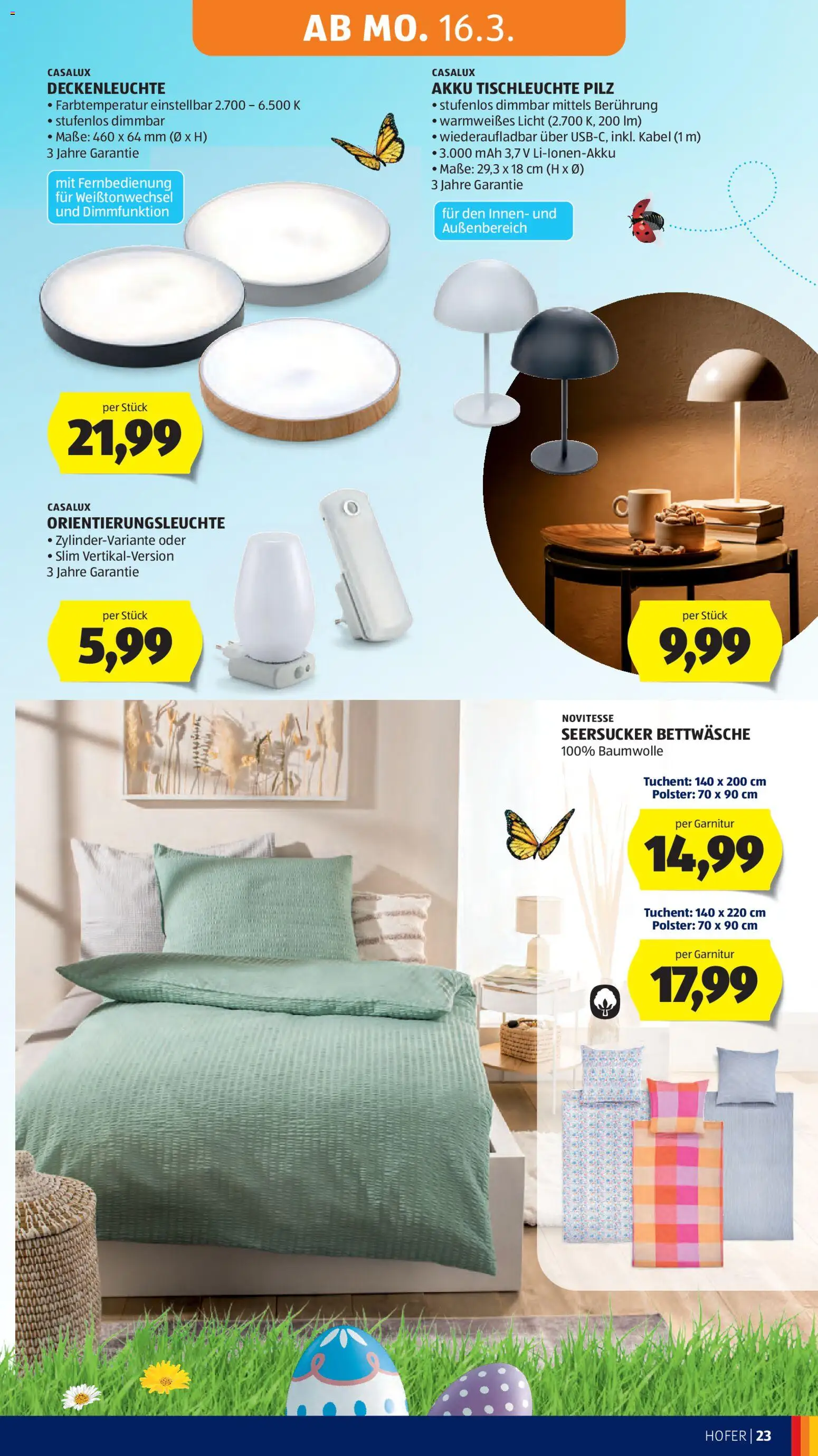 Hofer Flugblatt gültig ab 11.03.2026 | Seite: 30 | Produkte: Kabel