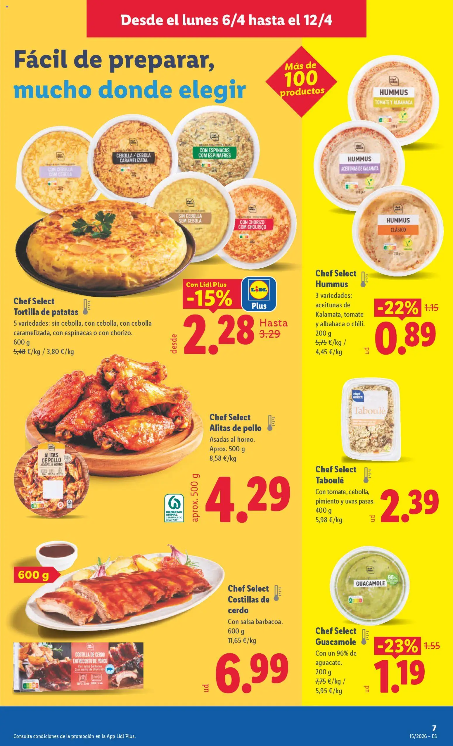 Lidl folleto │ válido desde el 06.04.2026 | Página: 9 | Productos: Πορσελάνη, Κάδος απορρυμάτων, Παγωμένο τσάι, Costilla de cerdo