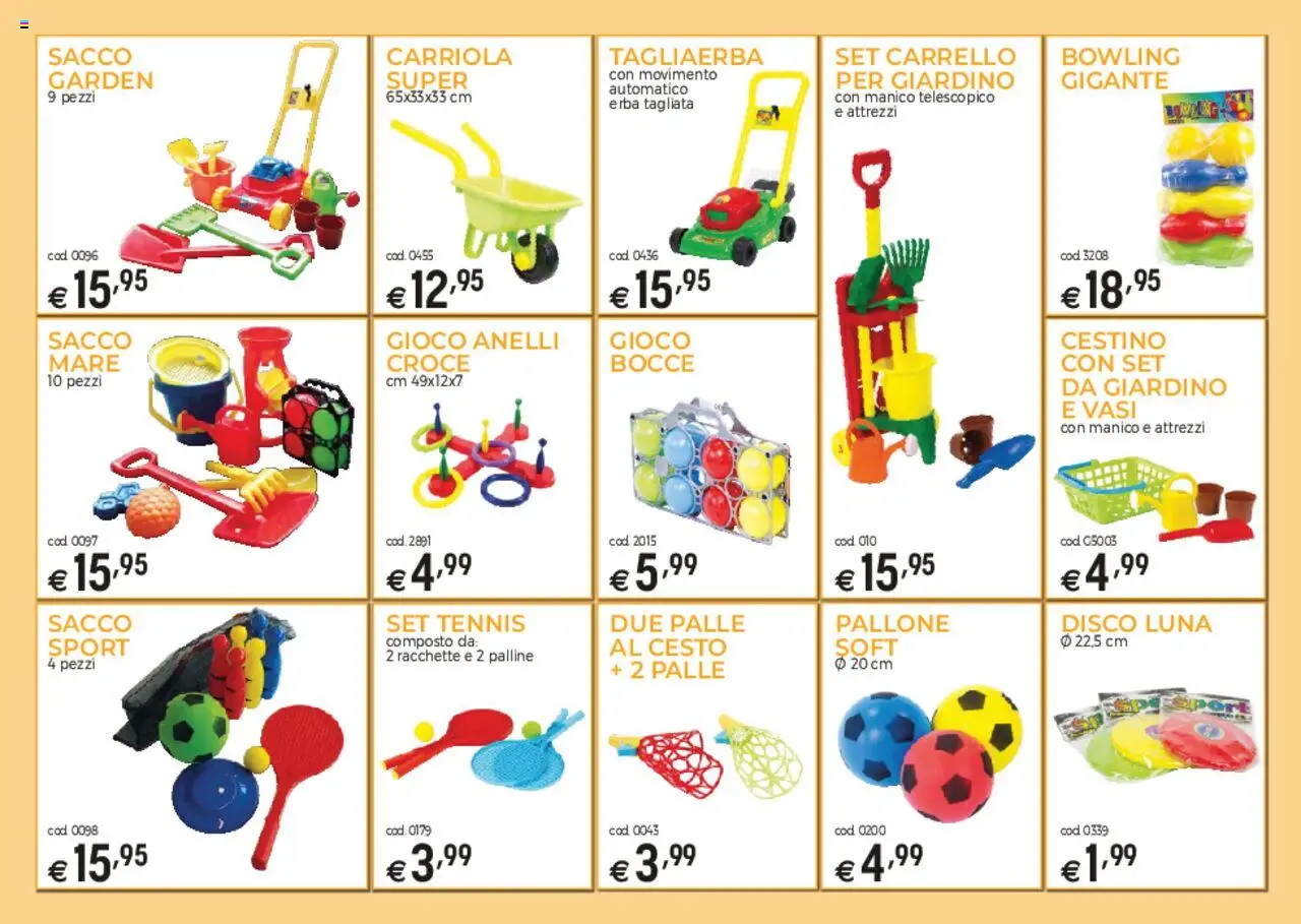 Volantino Brico OK del 03.03.2025 | Pagina: 4 | Prodotti: Pallone, Carriola, Disco, Cestino