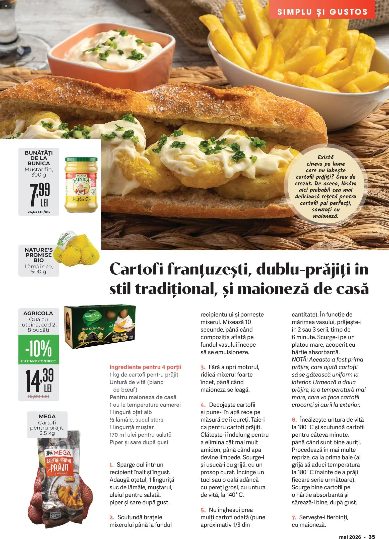 Noul catalog Mega Image – valabil de la 23.04.2026 | Pagină: 35 | Produse: Ulei, Oțet, Suc, Piper