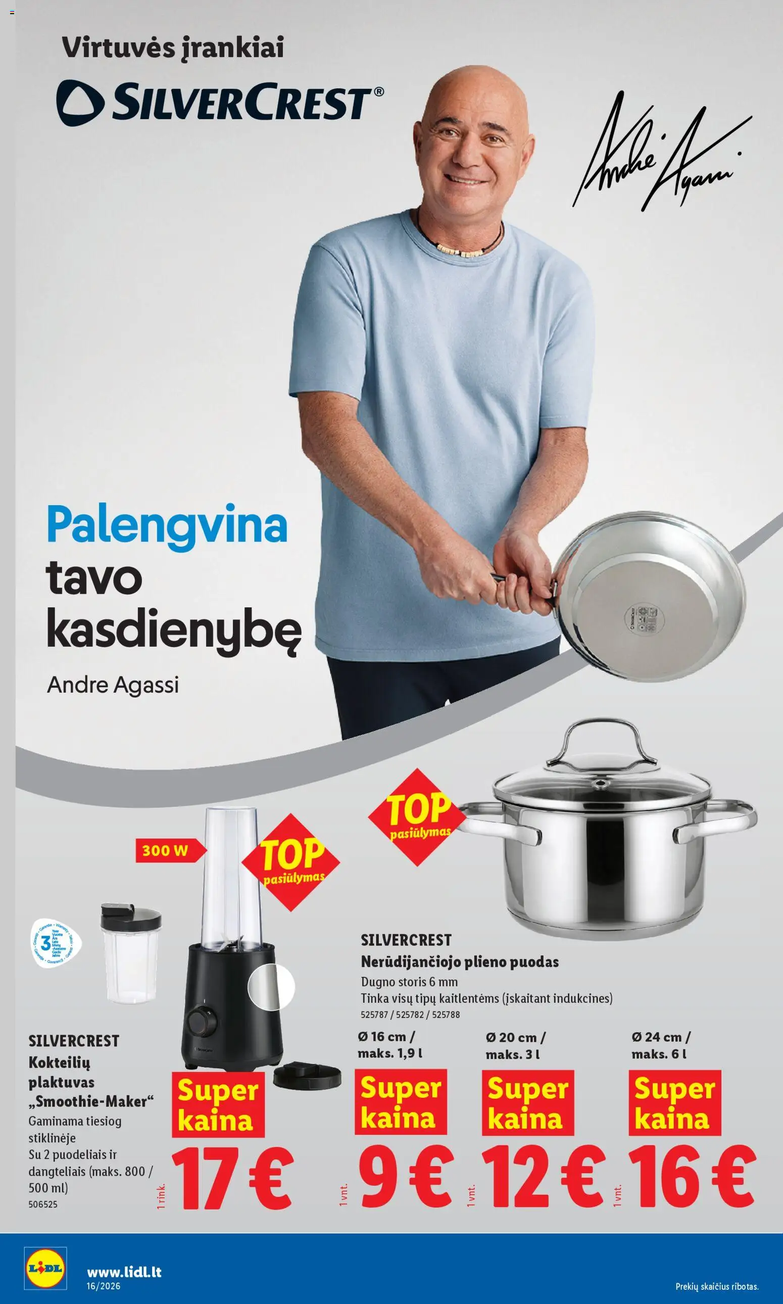 LIDL akcijos nuo 13.04.2026 | Puslapis: 2 | Prekių: Plaktuvas, Puodas