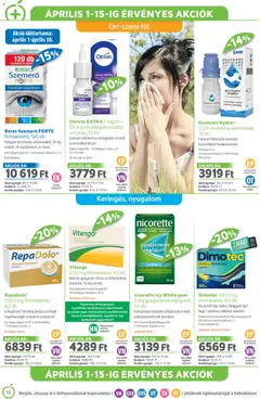 Alma Gyógyszertárak akciós újság - amely érvényes a következő dátumtól: 01.04.2026 | Oldal: 10 | Termékek: Rágógumi