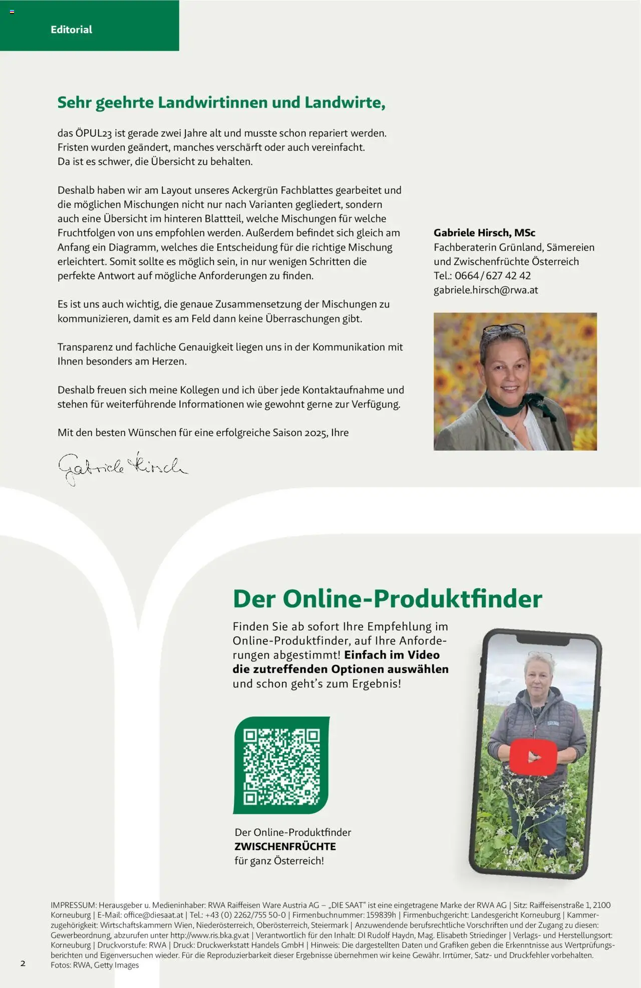 Lagerhaus Fachblatt Zwischenfrüchte & Begrünungen gültig ab 27.03.2025 | Seite: 2 | Produkte: Video