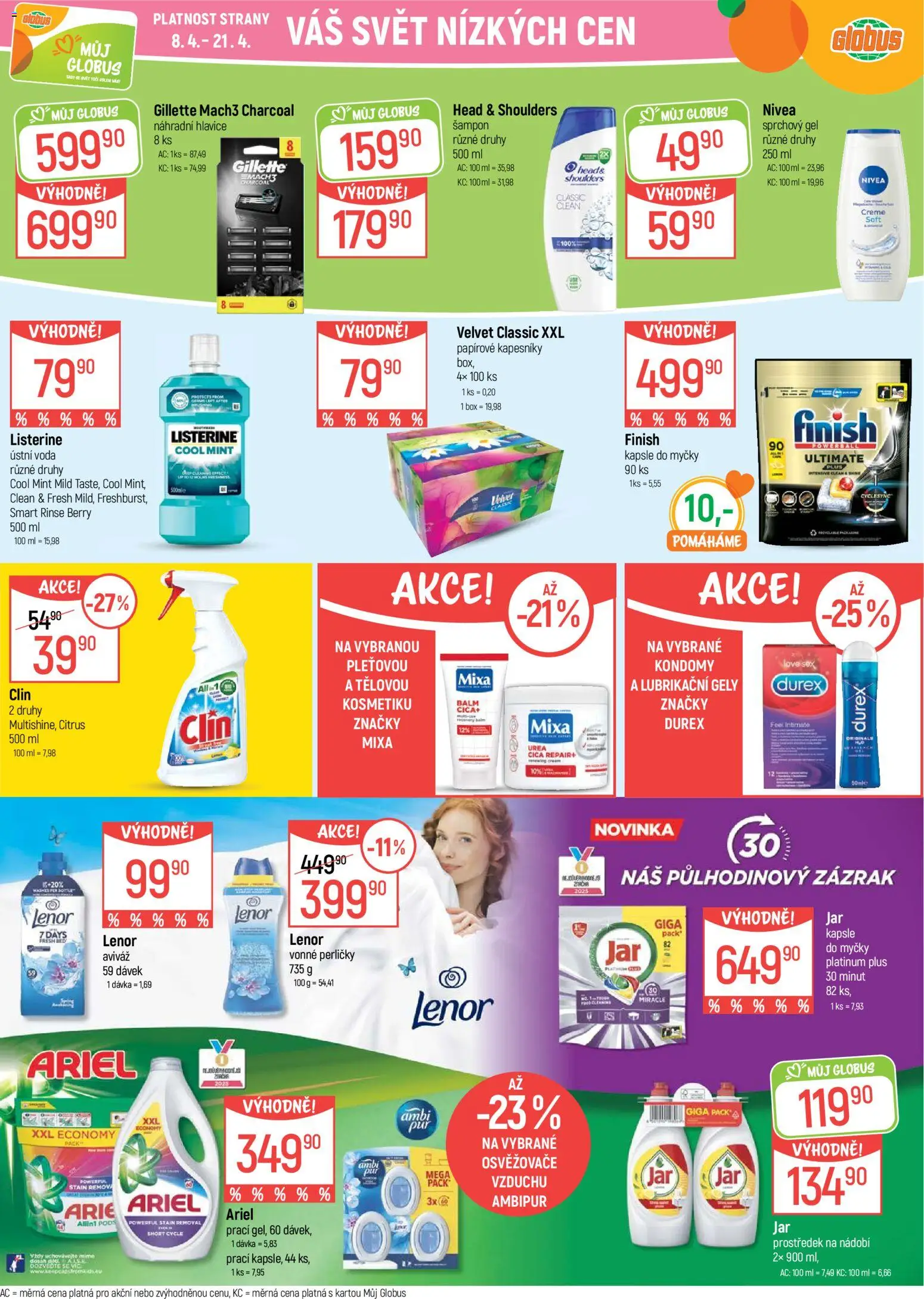 Globus leták - Havířov od 08.04.2026 | Strana: 35 | Produkty: Sprchový gel, Nádobí, Kapsle, Velvet