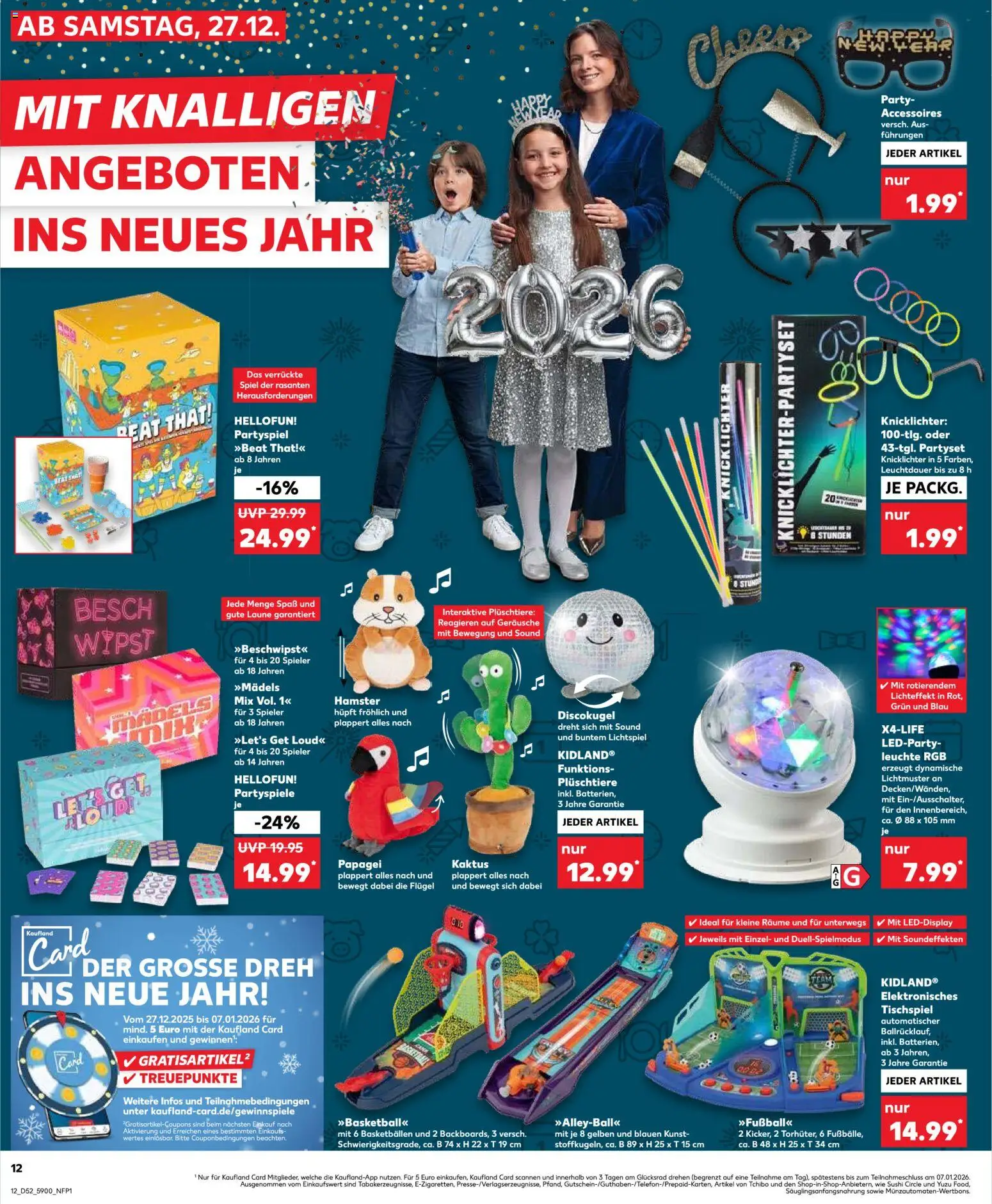 Kaufland prospekt Berlin	 – gültig ab 27.12.2025 | Seite: 12 | Produkte: Spiel, Fußball, Basketball
