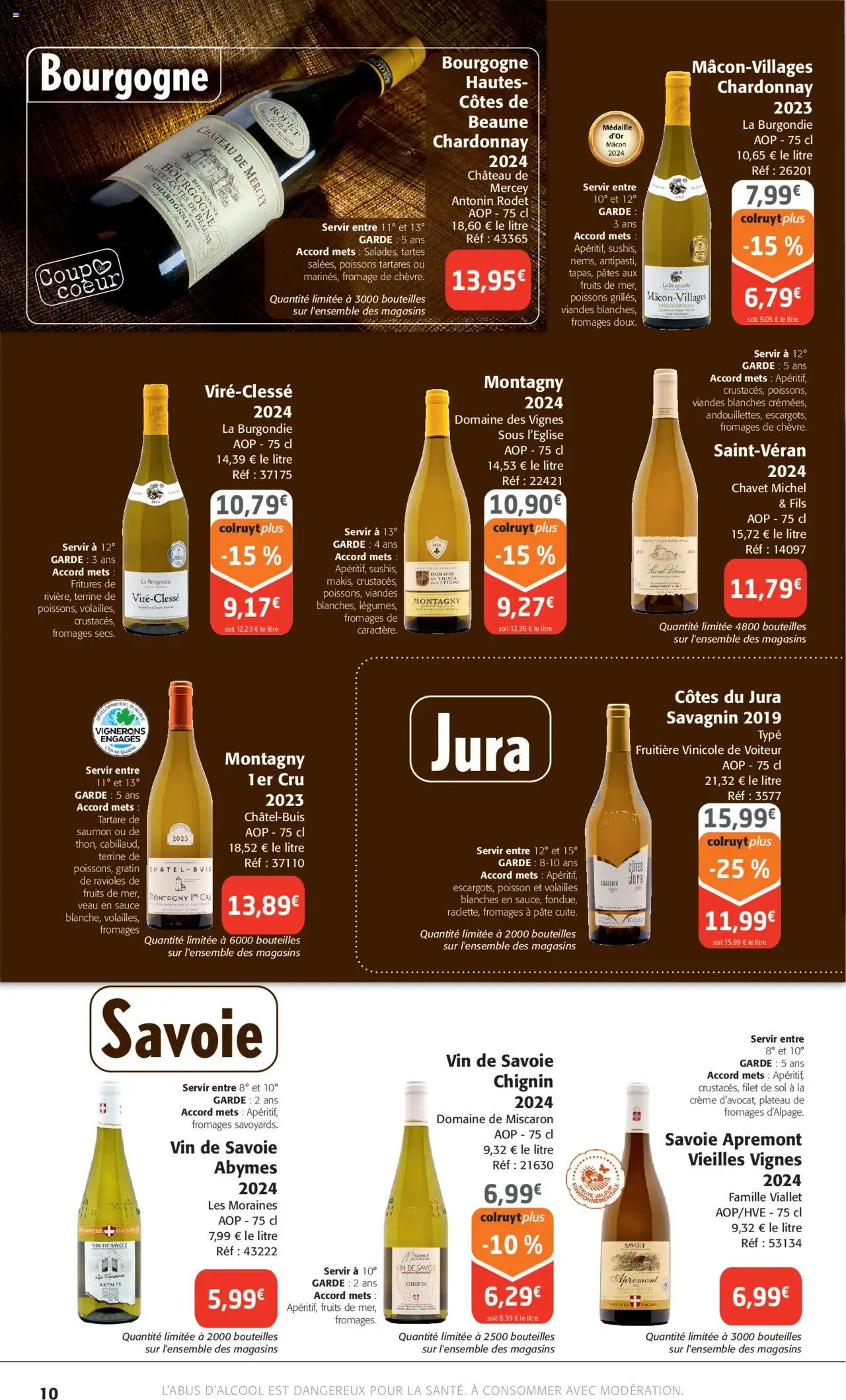  | Page: 10 | Produits: Fromage, Vin, Poisson, Pâtes
