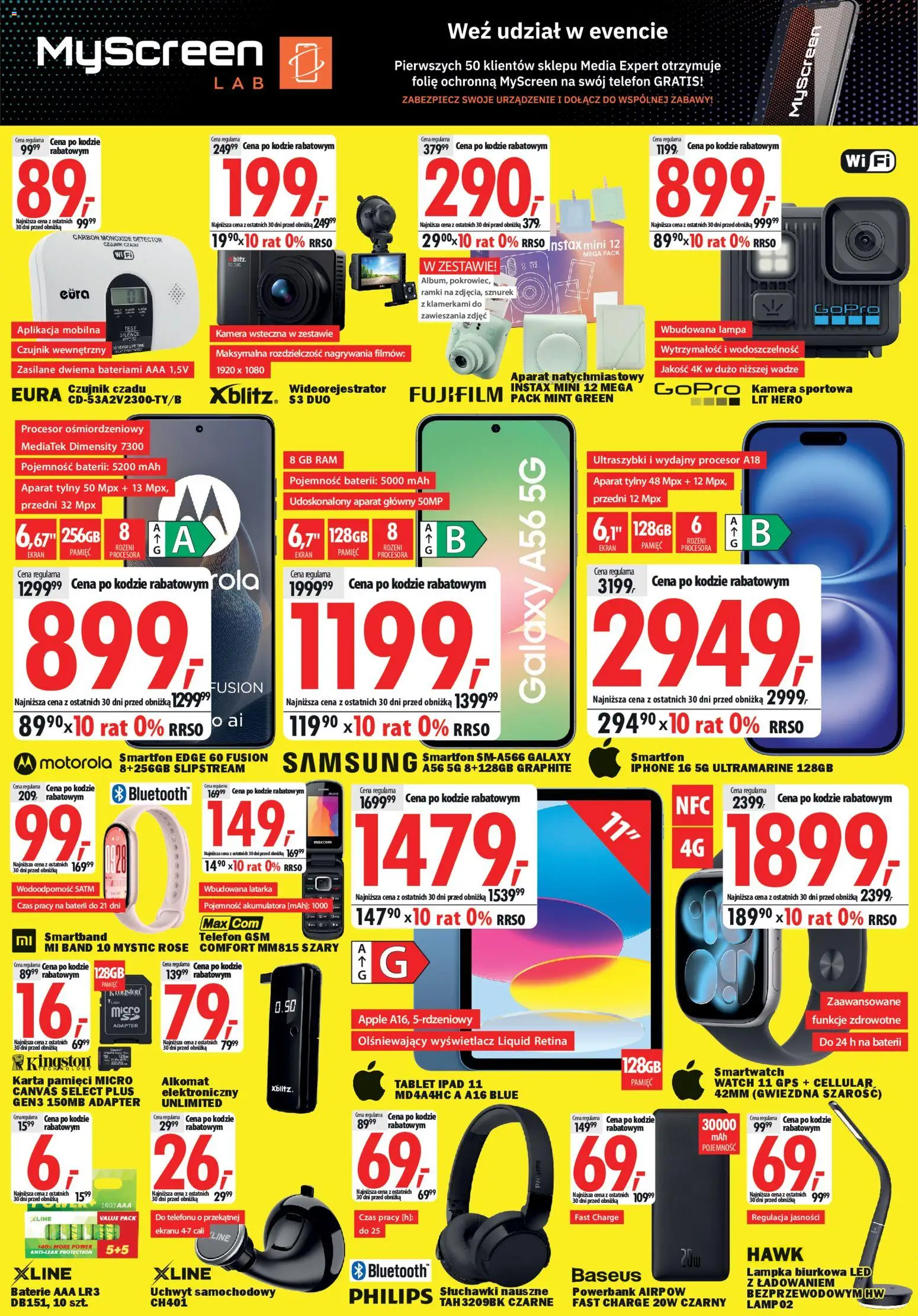Mediaexpert promocje - Otwarcie po remoncie Szczecin od 09.04.2026 | Strona: 4 | Produkty: Telefon, Smartfon, Smartwatch, Lampa