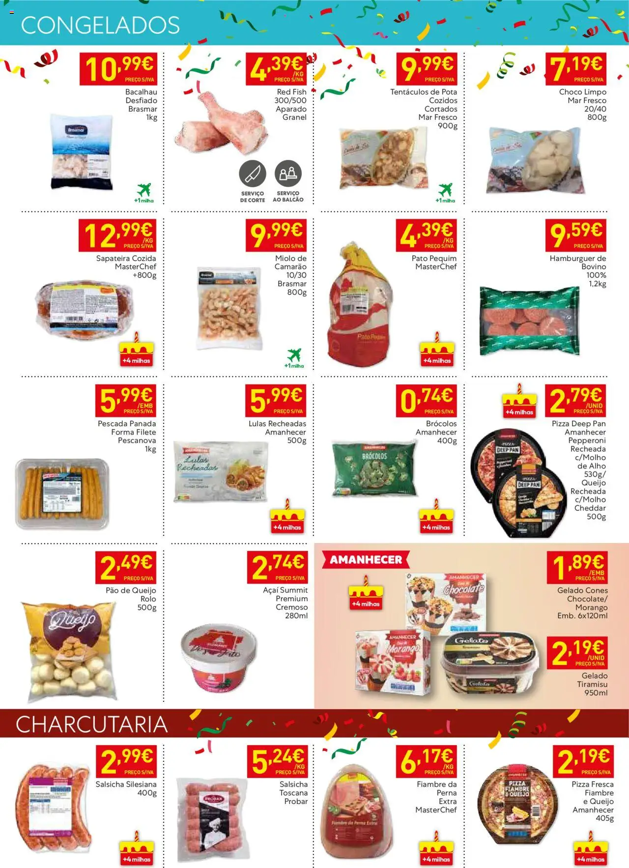 Recheio - Madeira │ válido de 21.10.2025 | Página: 9 | Produtos: Salsicha, Gelado, Pão, Chocolate