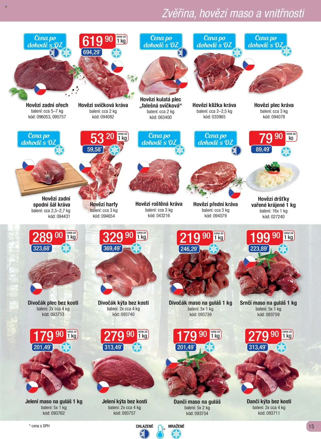 Astur & Qanto leták - Velkoobchod fresh 06/2025 od 01.06.2025 | Strana: 15 | Produkty: Plec bez kosti, Kýta bez kosti, Kýta, Hovězí dršťky
