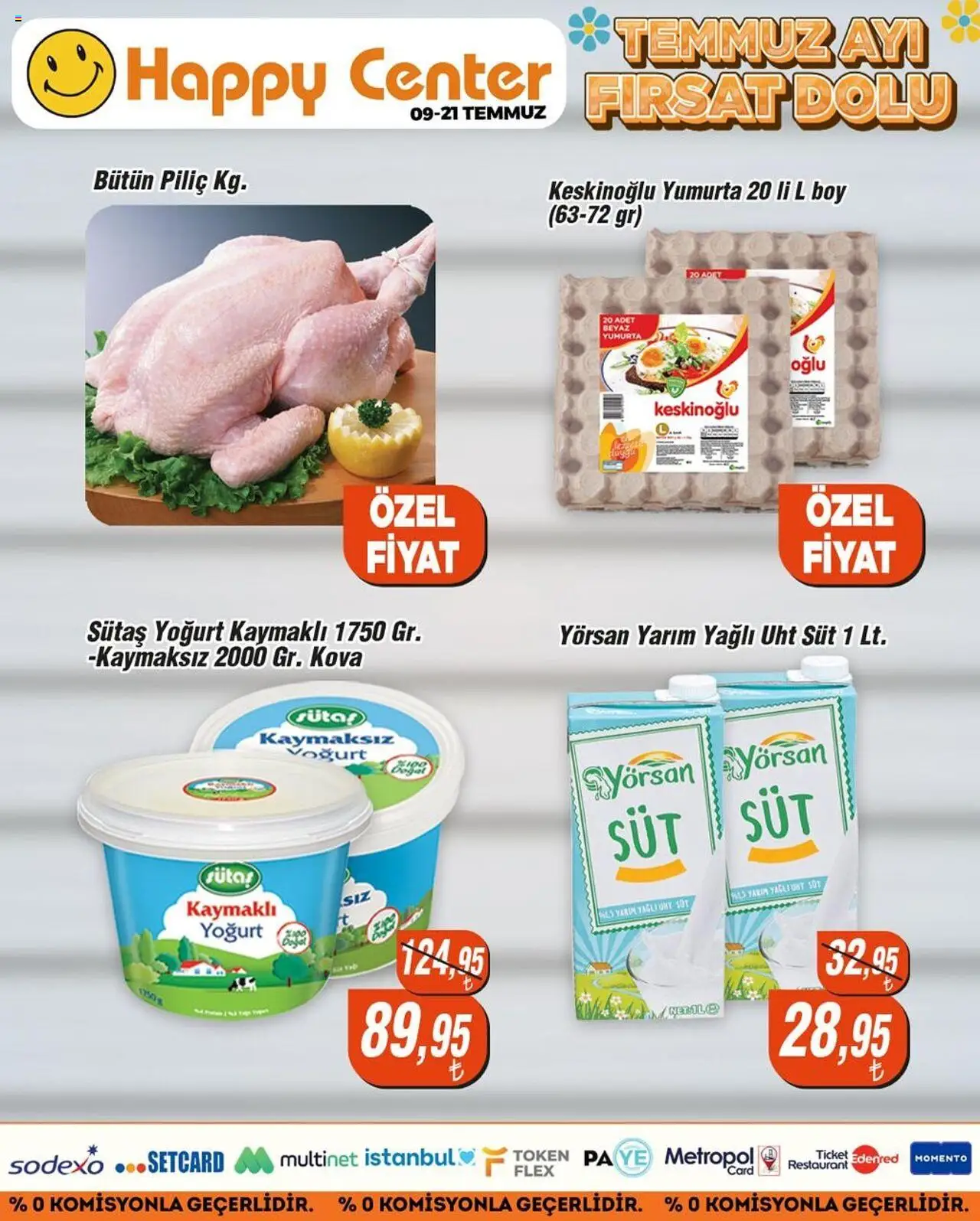 Happy Center Katalog - 09.07.2025 tarihinden itibaren geçerlidir | Sayfa: 25 | Ürünler: Süt, Yoğurt, Yumurta, Piliç