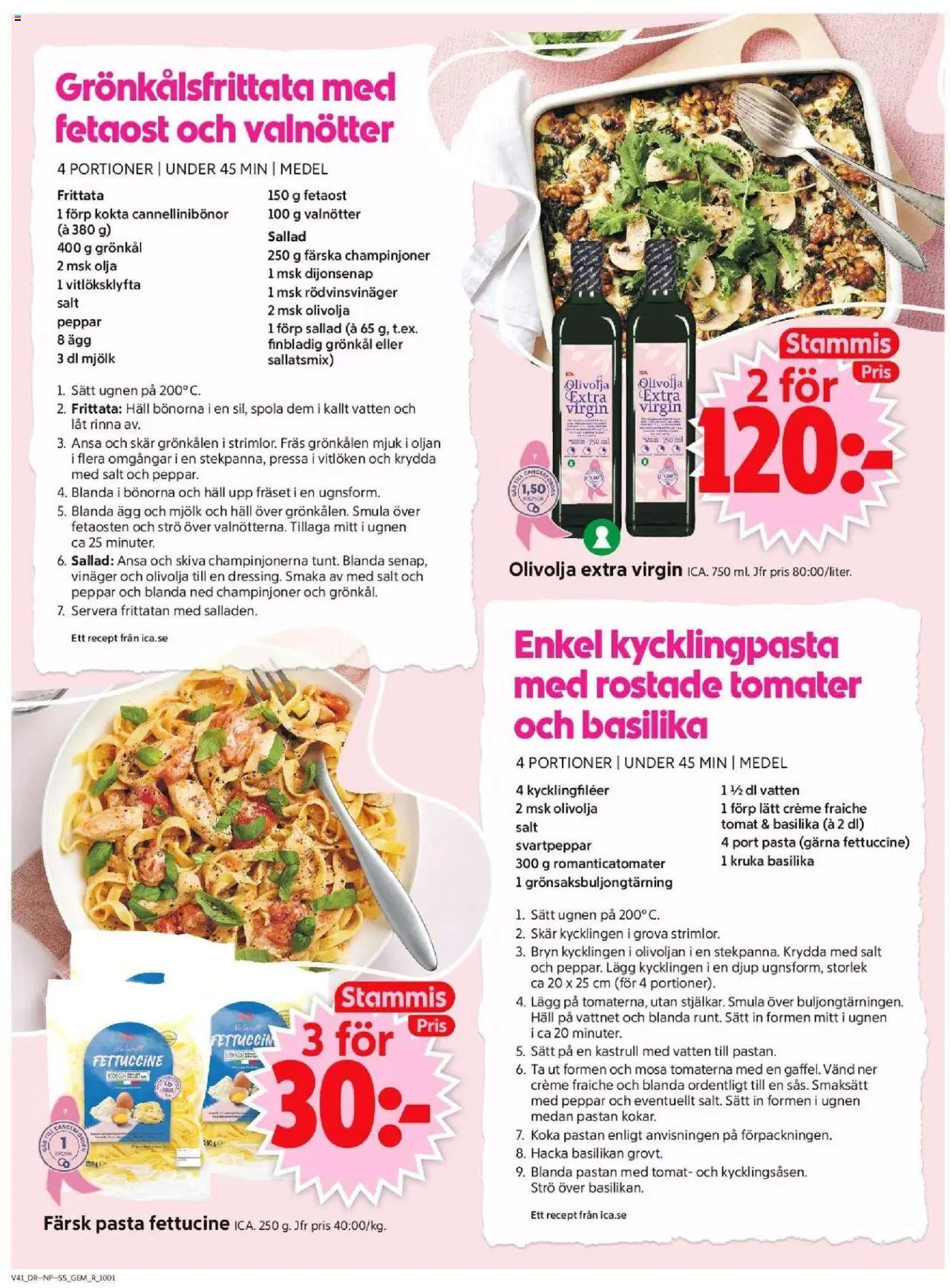 ICA Supermarket reklamblad aktuell från 06.10.2025 | Sida: 6 | Produkter: Salt, Champinjoner, Sallad, Ugnen