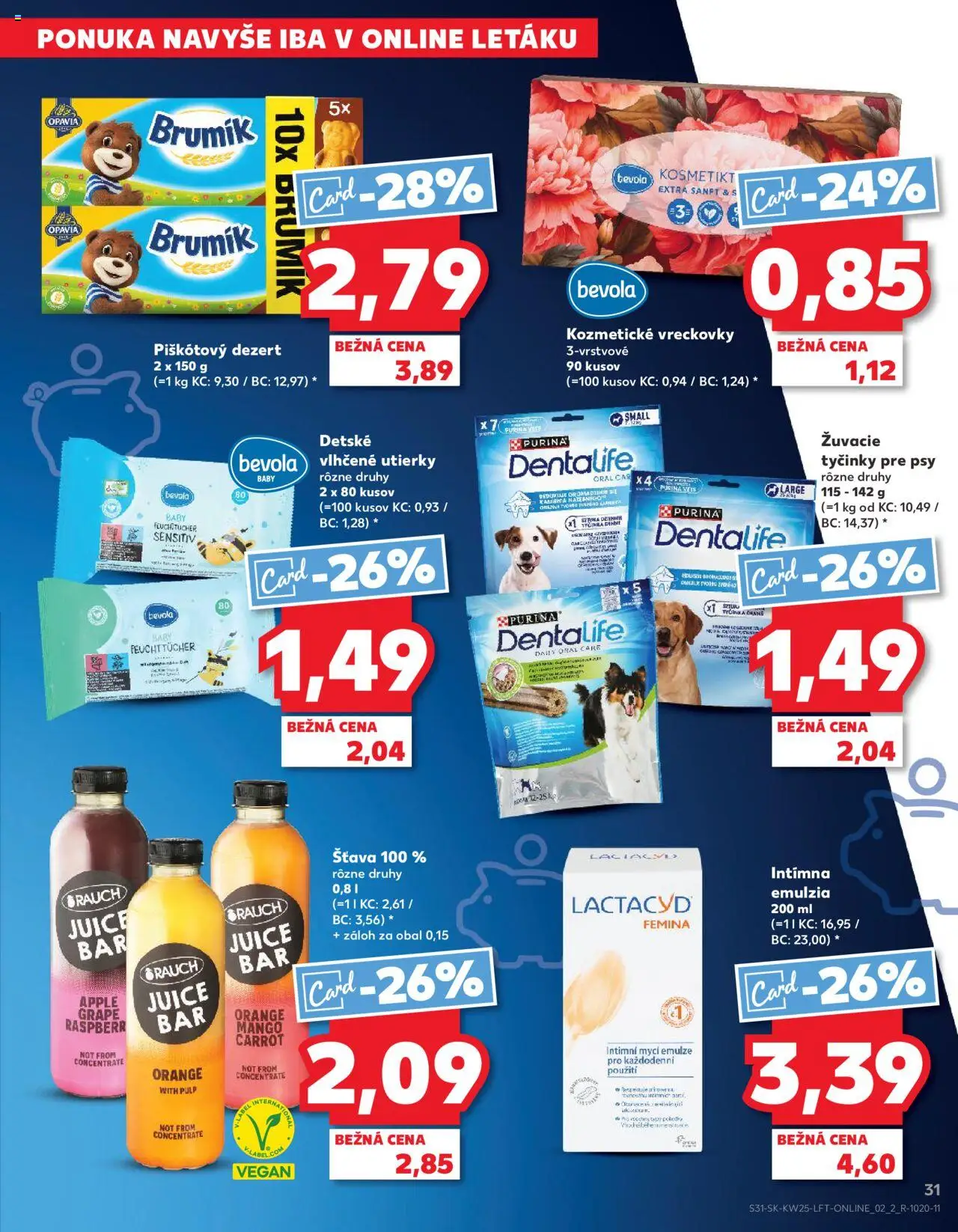 Nové Kaufland akcie – leták je platný od 19.06.2025 | Strana: 31 | Produkty: Penne, Apple, Mango, Lactacyd