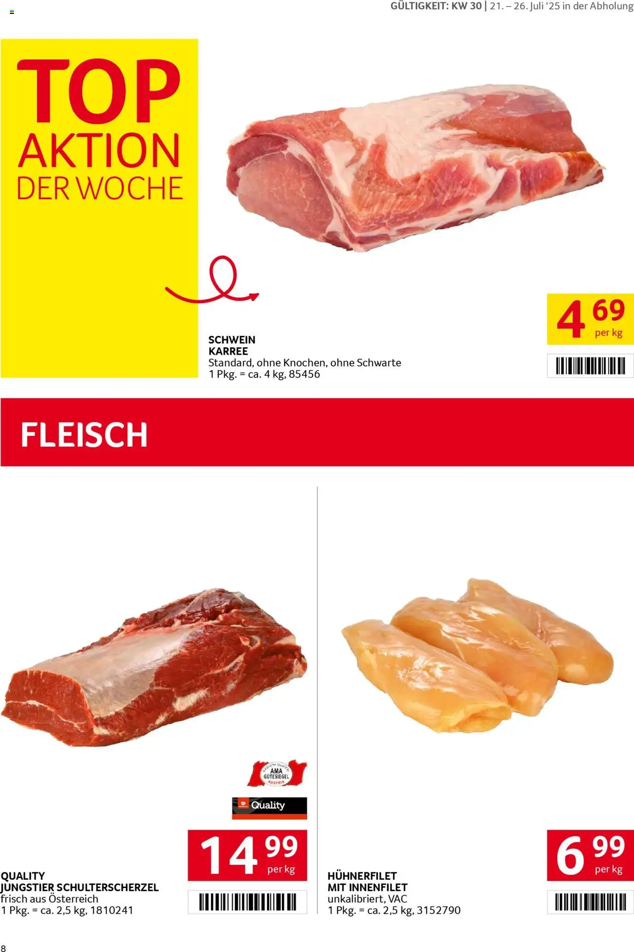 Transgourmet Flugblatt gültig ab 20.07.2025 | Seite: 8