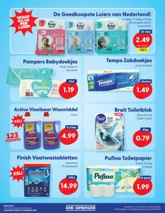 Die Grenze - Folder week week 16/15 - Voorbeeld van een folder van Die Grenze, geldig van 13.04.2026 | Pagina: 9 | Producten: Wasmiddel, Babydoekjes, Toiletpapier, Festék