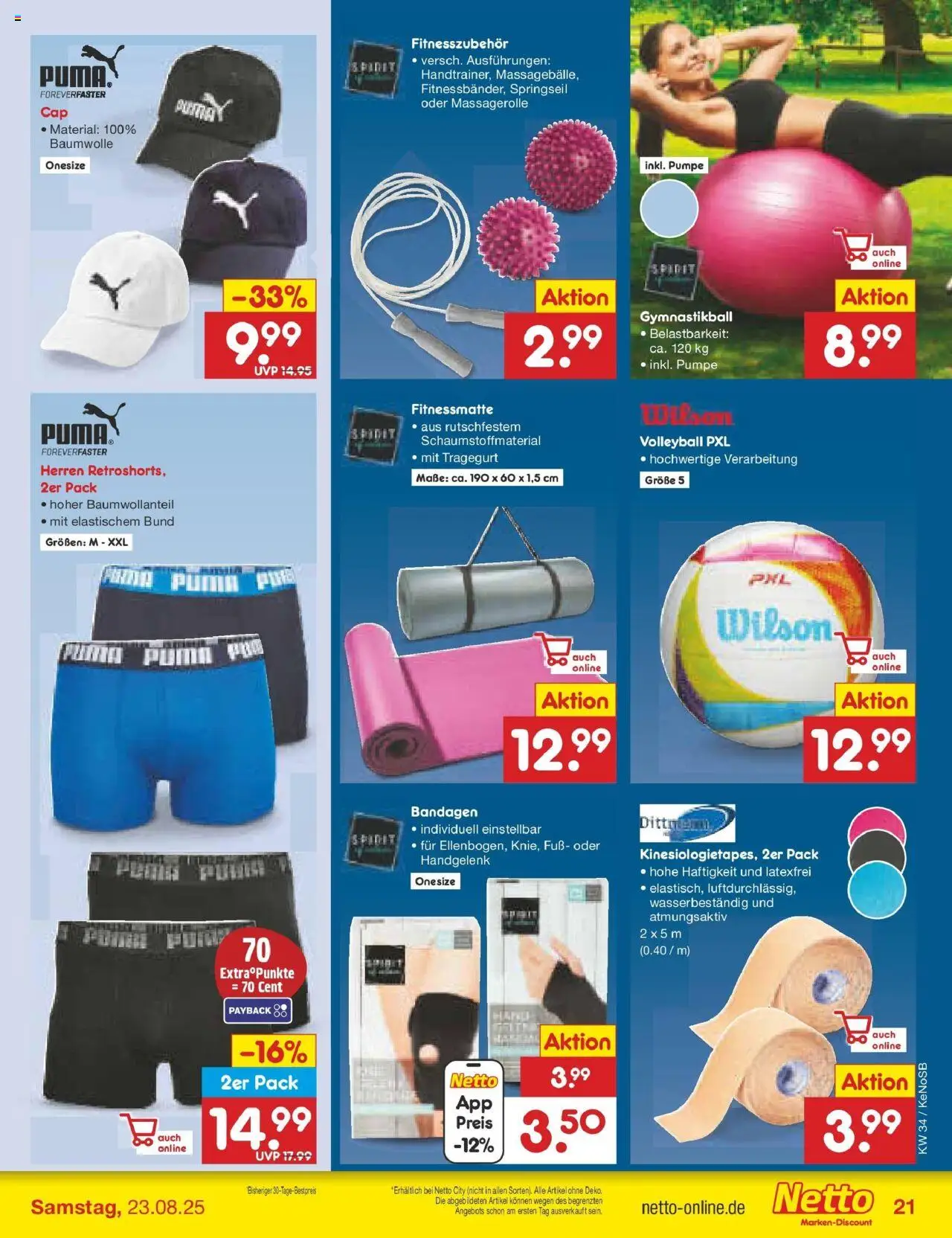 Netto Marken-Discount prospekt Bonn	 - gültig ab dem 18.08.2025 | Seite: 39 | Produkte: Volleyball