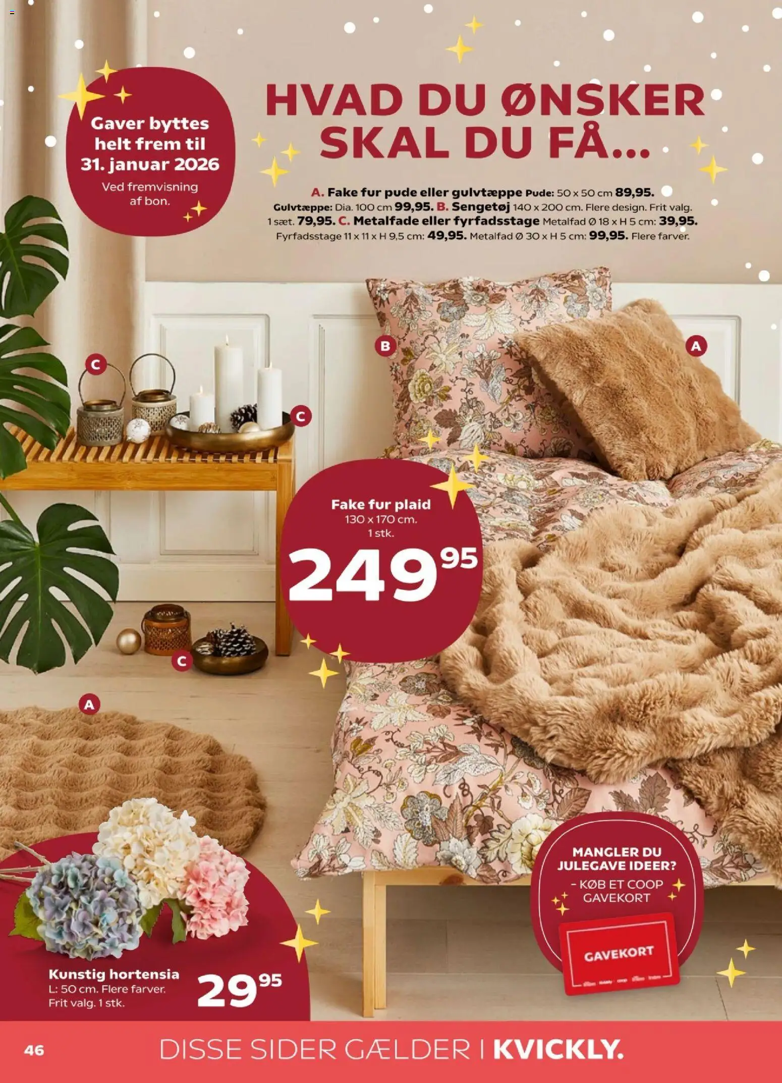 Kvickly tilbudsavis – gyldig fra 05.12.2025 | Side: 50 | Produkter: Pude