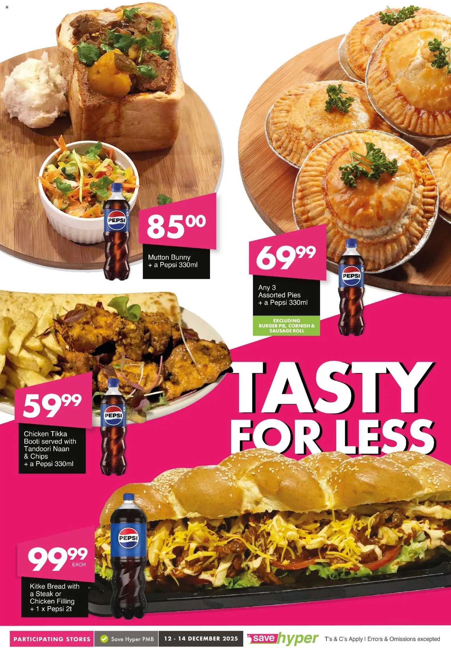 New Save catalogue – valid from 12.12.2025 | Page: 9 | Products: Steak, Bread, Chicken, Chips