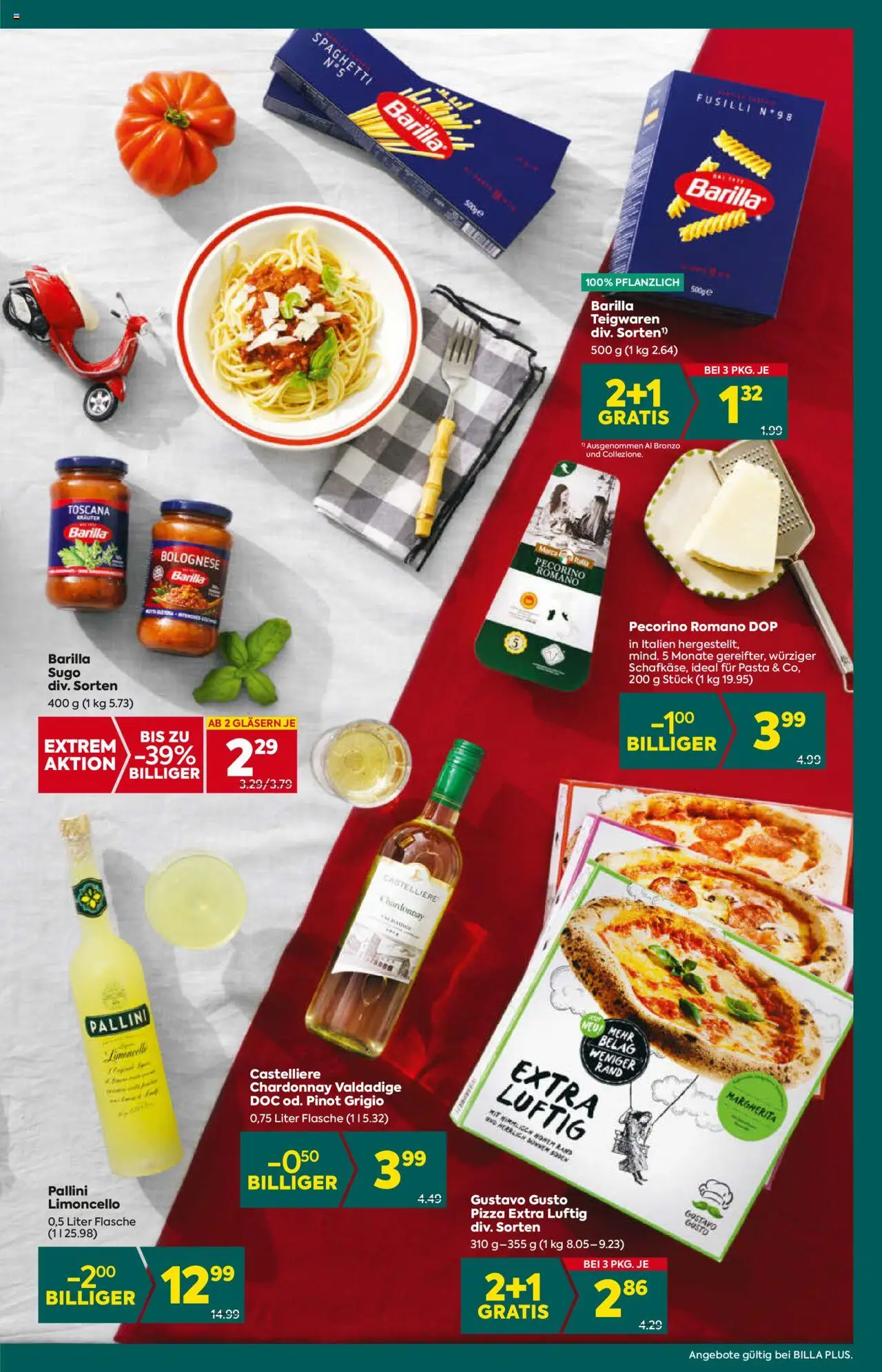 Billa Plus Flugblatt - Steiermark gültig ab 24.07.2025 | Seite: 9 | Produkte: Pasta, Hajdina liszt, Pizza