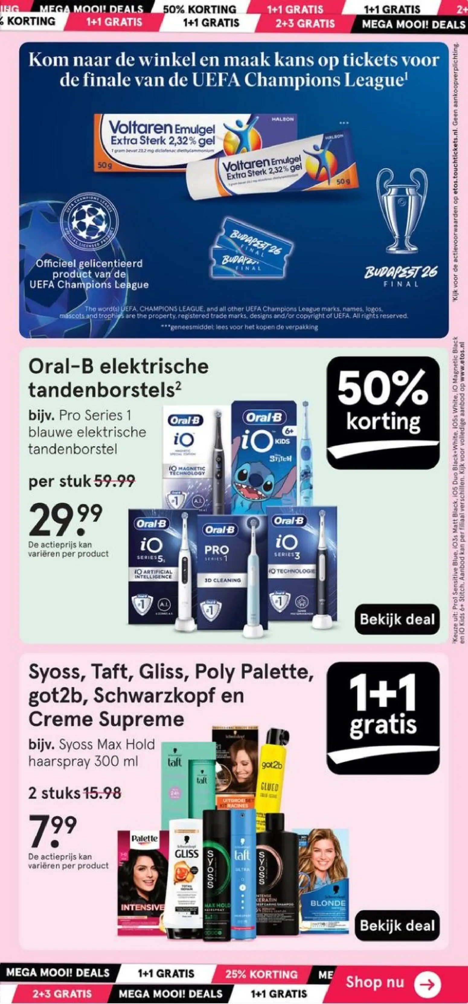 {H1} | Pagina: 3 | Producten: Tandenborstel, Kom, Gel, Crème