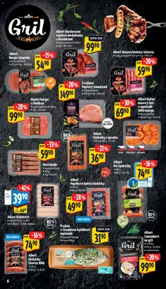 Albert leták - Supermarket od 23.07.2025 | Strana: 11 | Produkty: Burger, Pražma, Gril, Klobásky